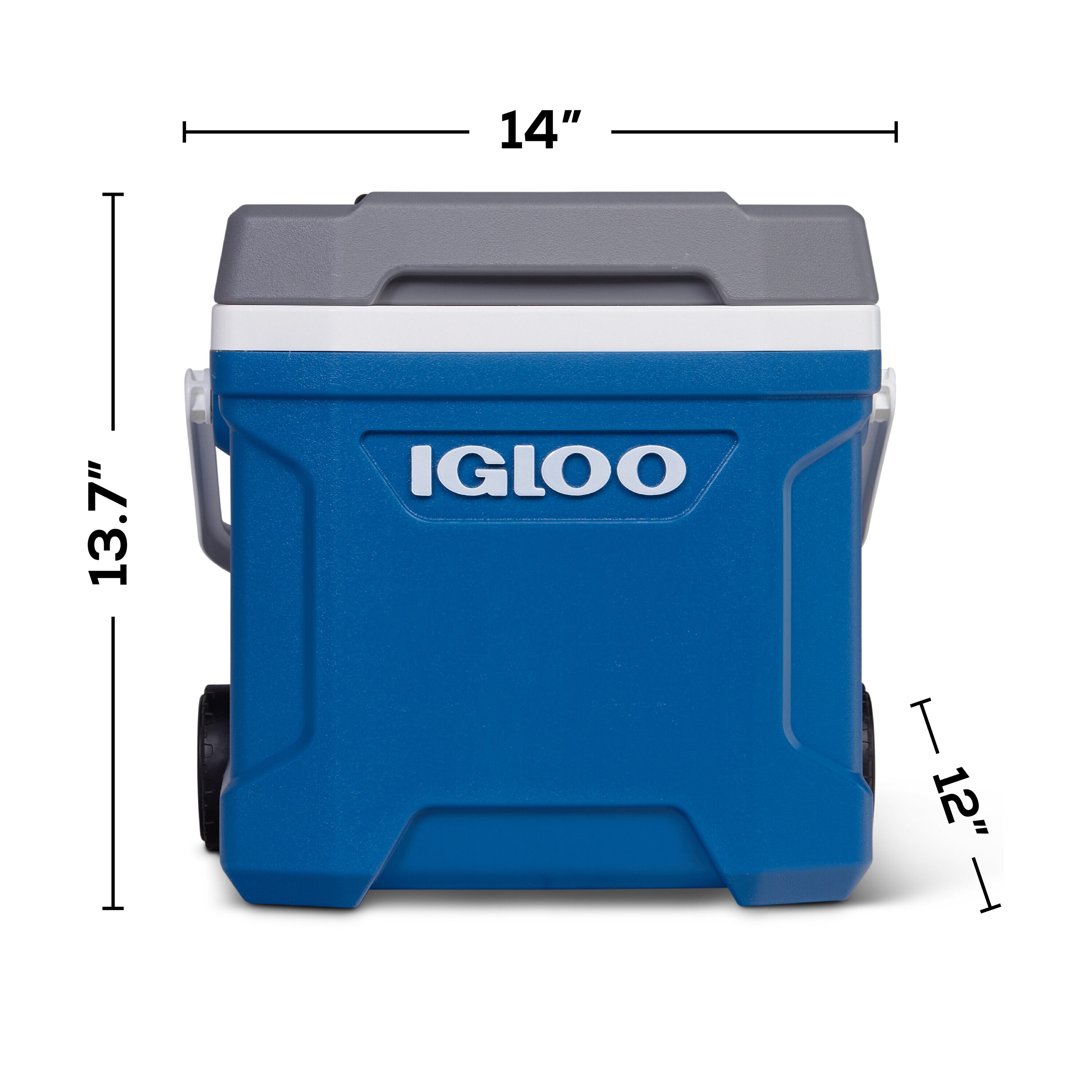 Igloo Indigo Blu.wht.m-gray.wht 16-Quart Wheeled Insulated 