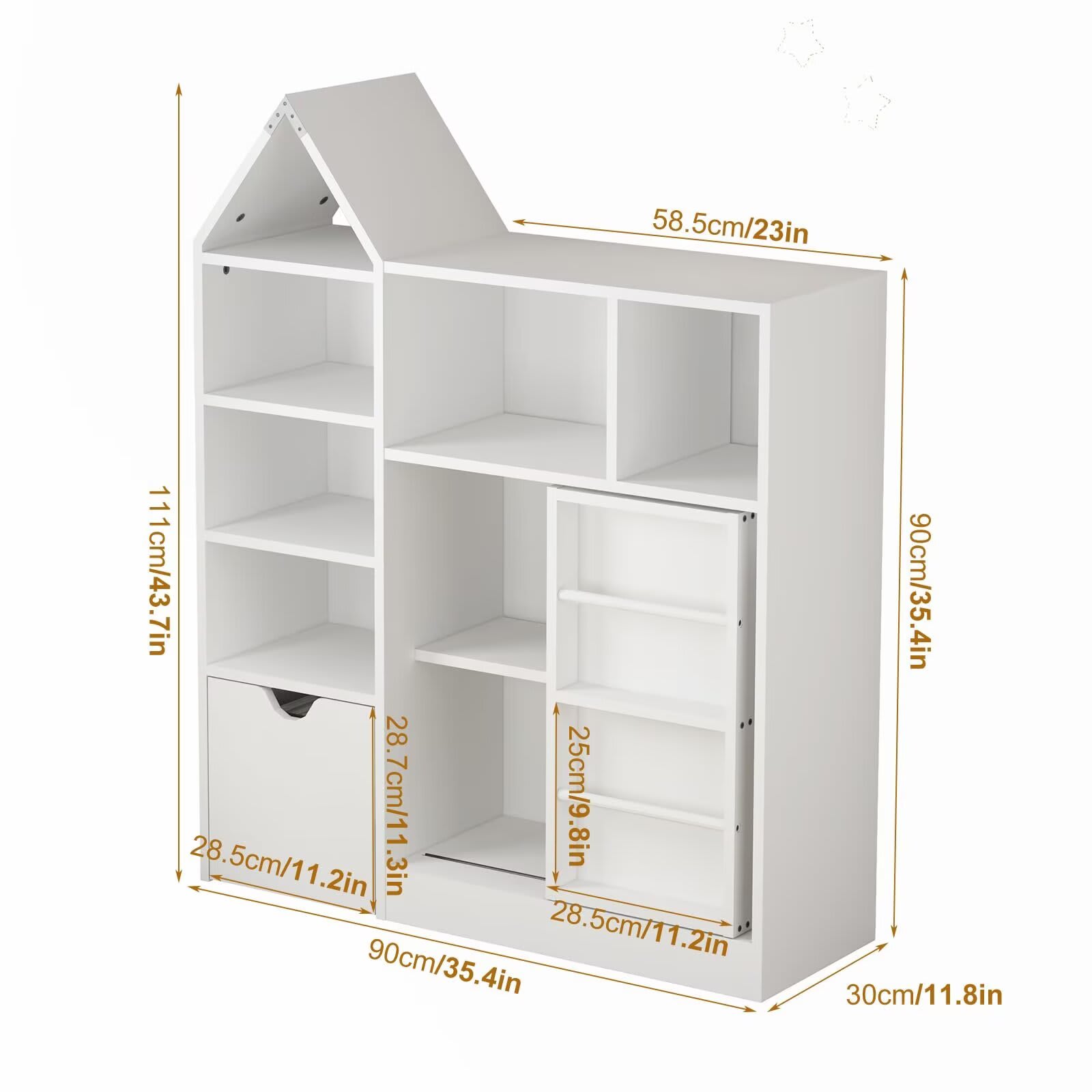 Qeetex JXNAG-PHO-14O1Z8K8 bookcases - View #3