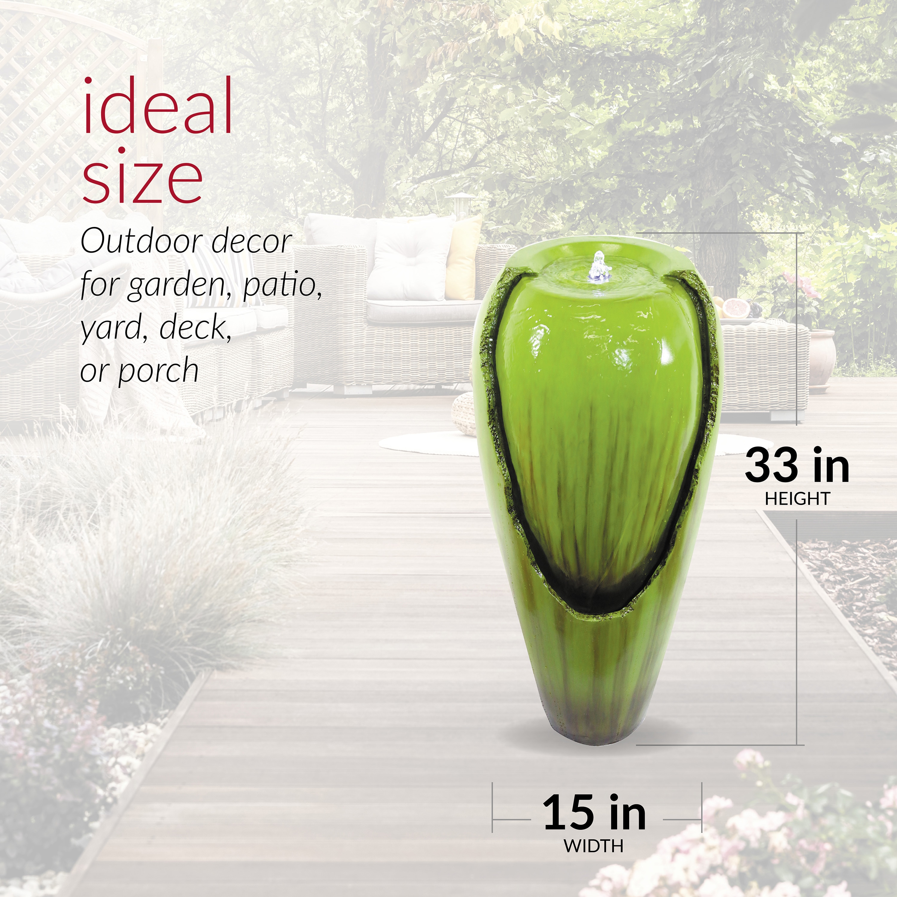 Alpine Corporation DIG100XS-GN fountains - View #3