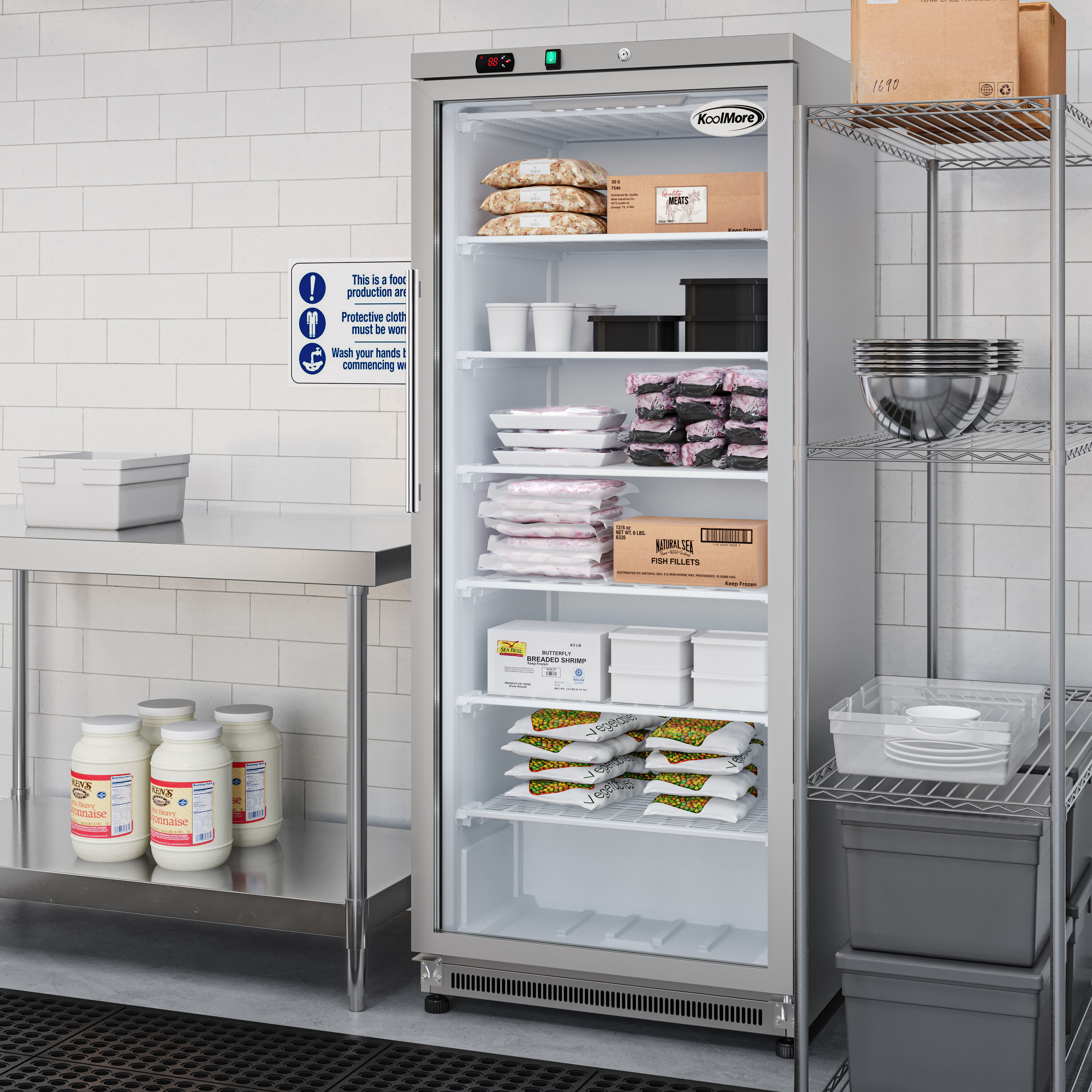 KoolMore LOW-KM-FMD20SGD Commercial-Freezers - View #3