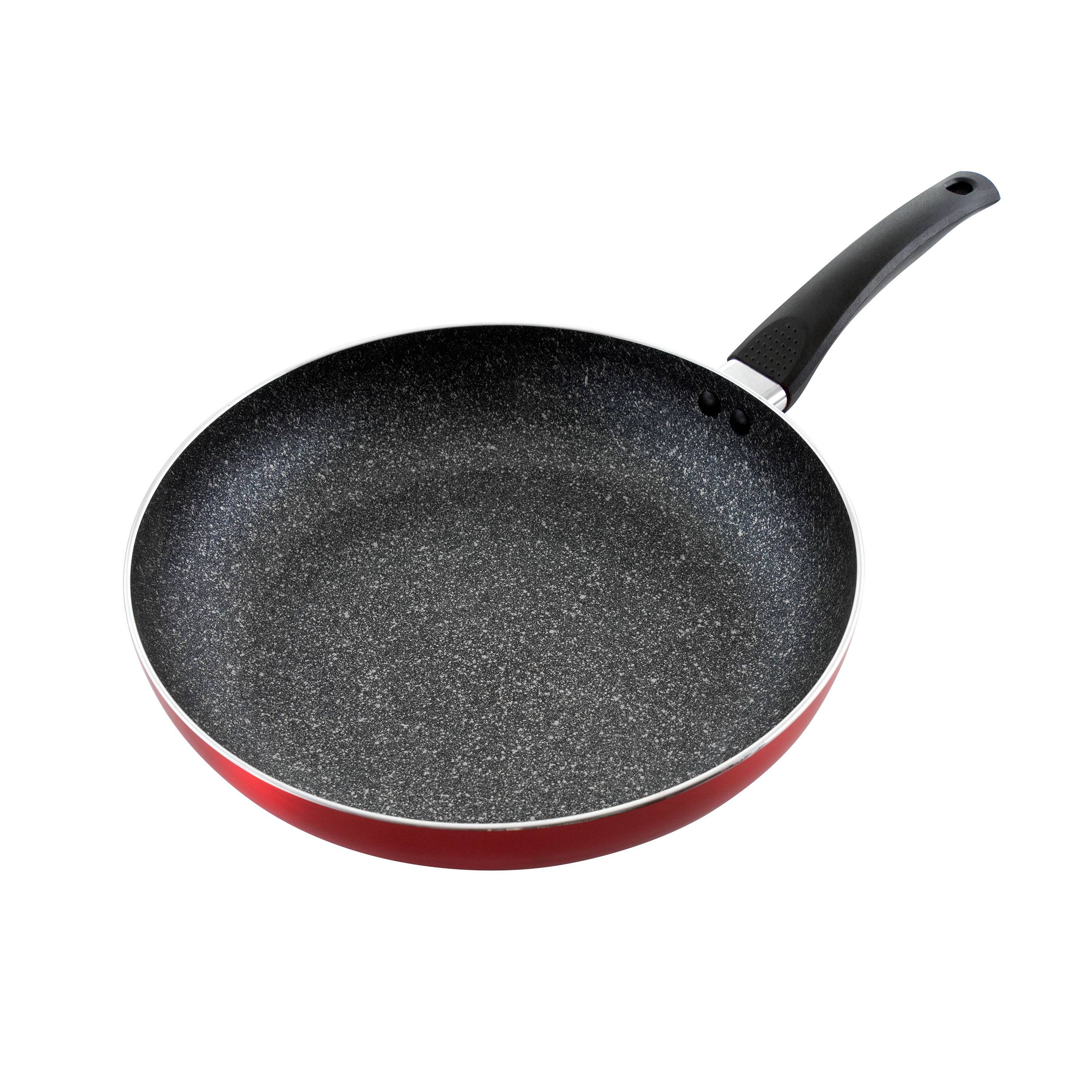 Oster Claiborne 12 Inch Aluminum Frying Pan in Charcoal Grey - Non-Stick,  Induction Compatible in the Cooking Pans & Skillets department at