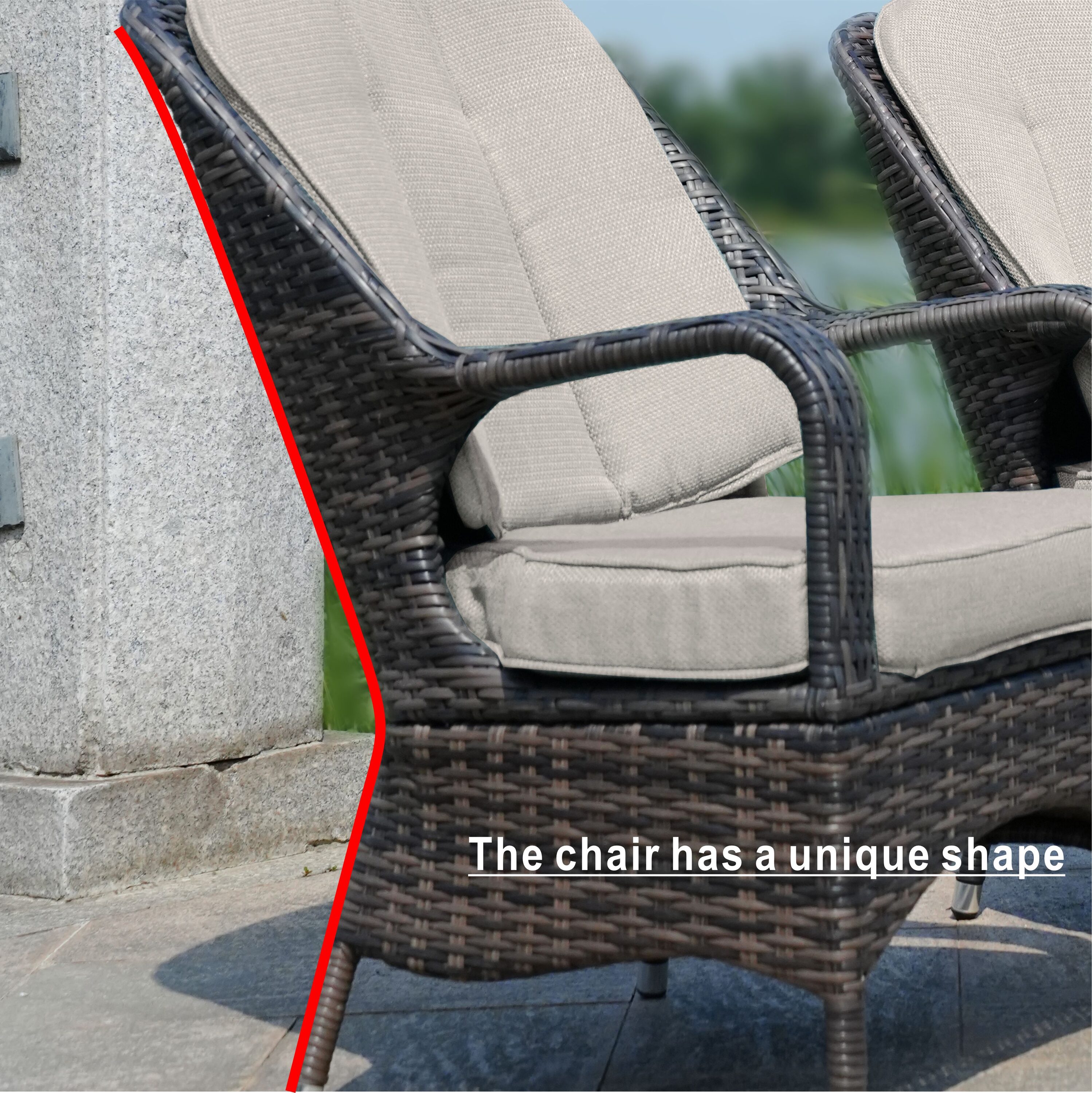 Direct Wicker DWC-009KD-GREEN Patio-Chairs - View #6