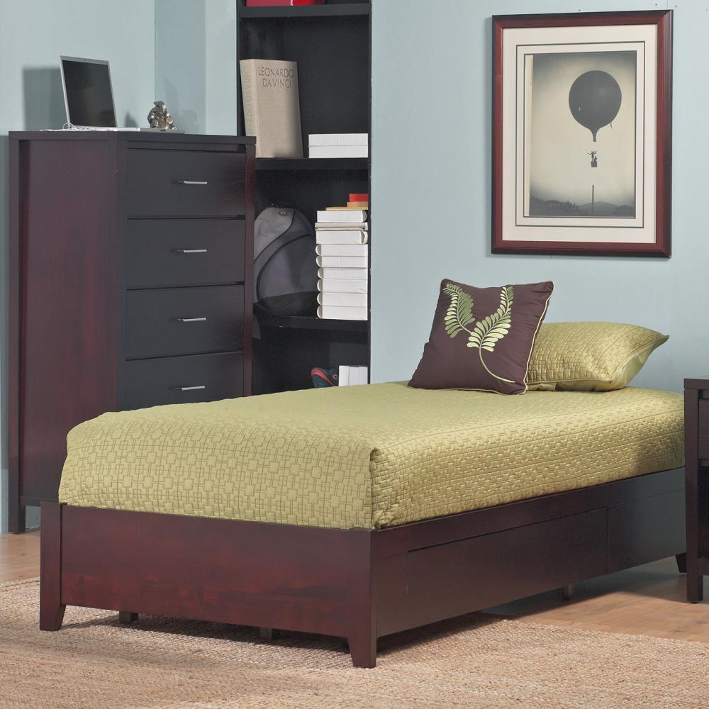  SP23D6 Nevis Espresso California King Composite Platform Bed with Storage
