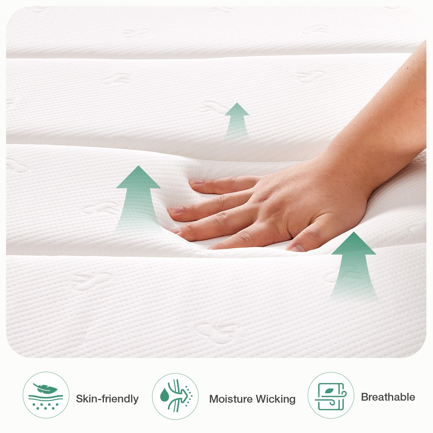 Novilla 10-in Twin Hybrid Memory Foam/Coil Blend Pillow Top Mattress in ...