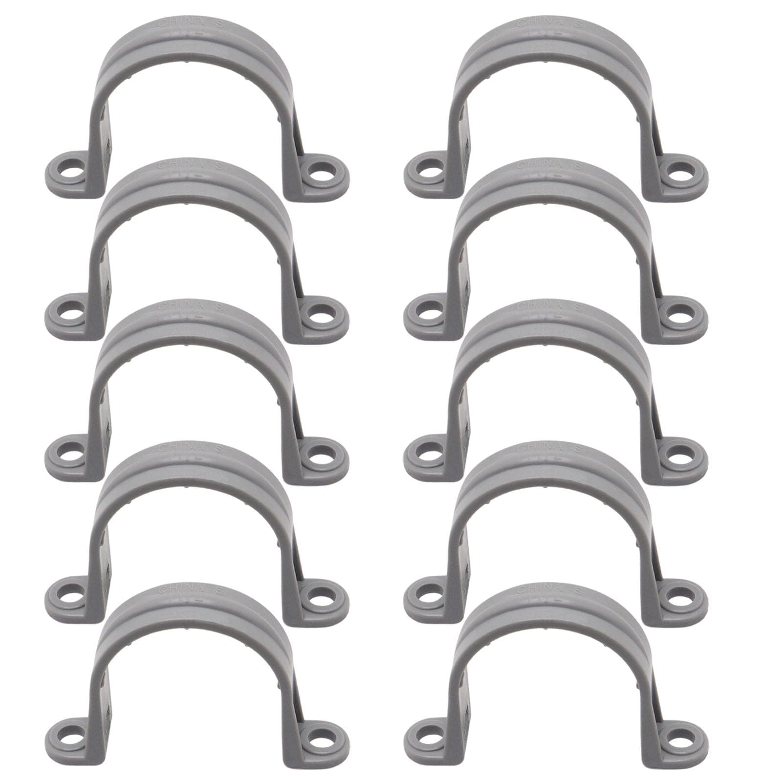 AKSCYZM One and One Half Inch PVC Pipe Strap Two Hole Conduit Clamp ...
