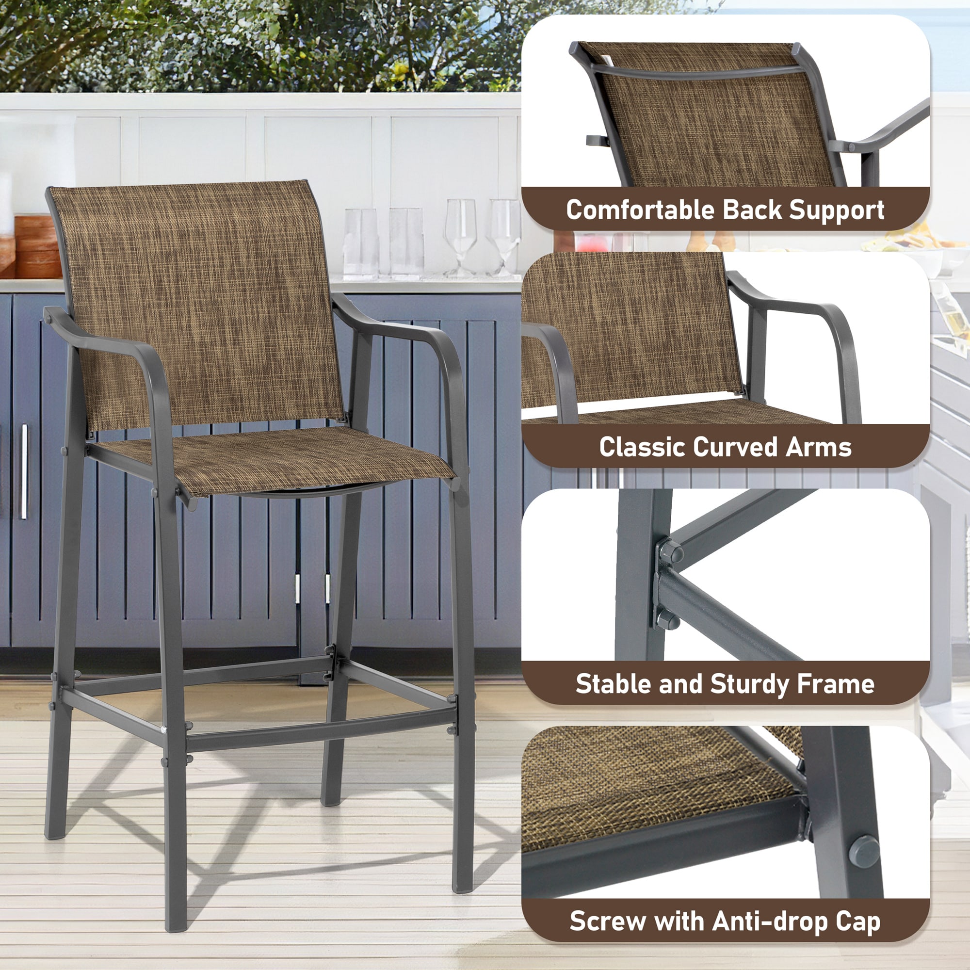 Crestlive Products CL-ST006EAR Patio-Chairs - View #7