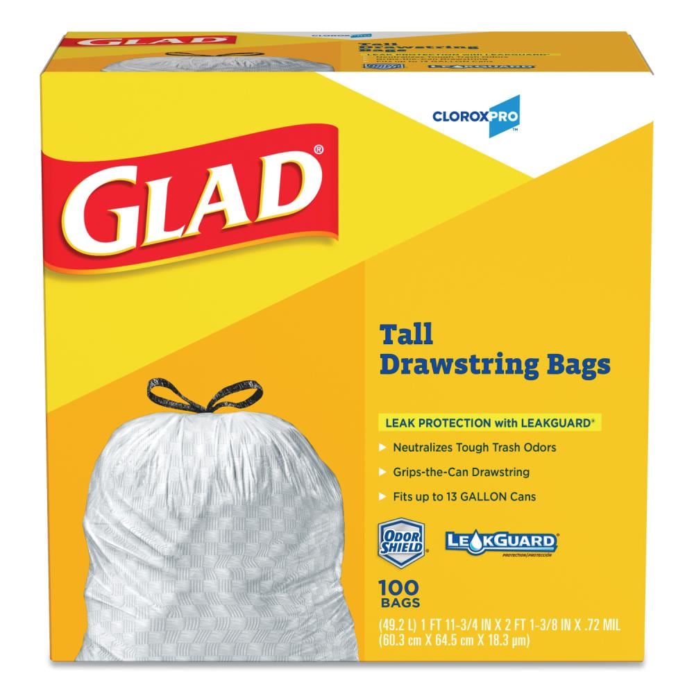 Glad Tall Kitchen Drawstring Bags