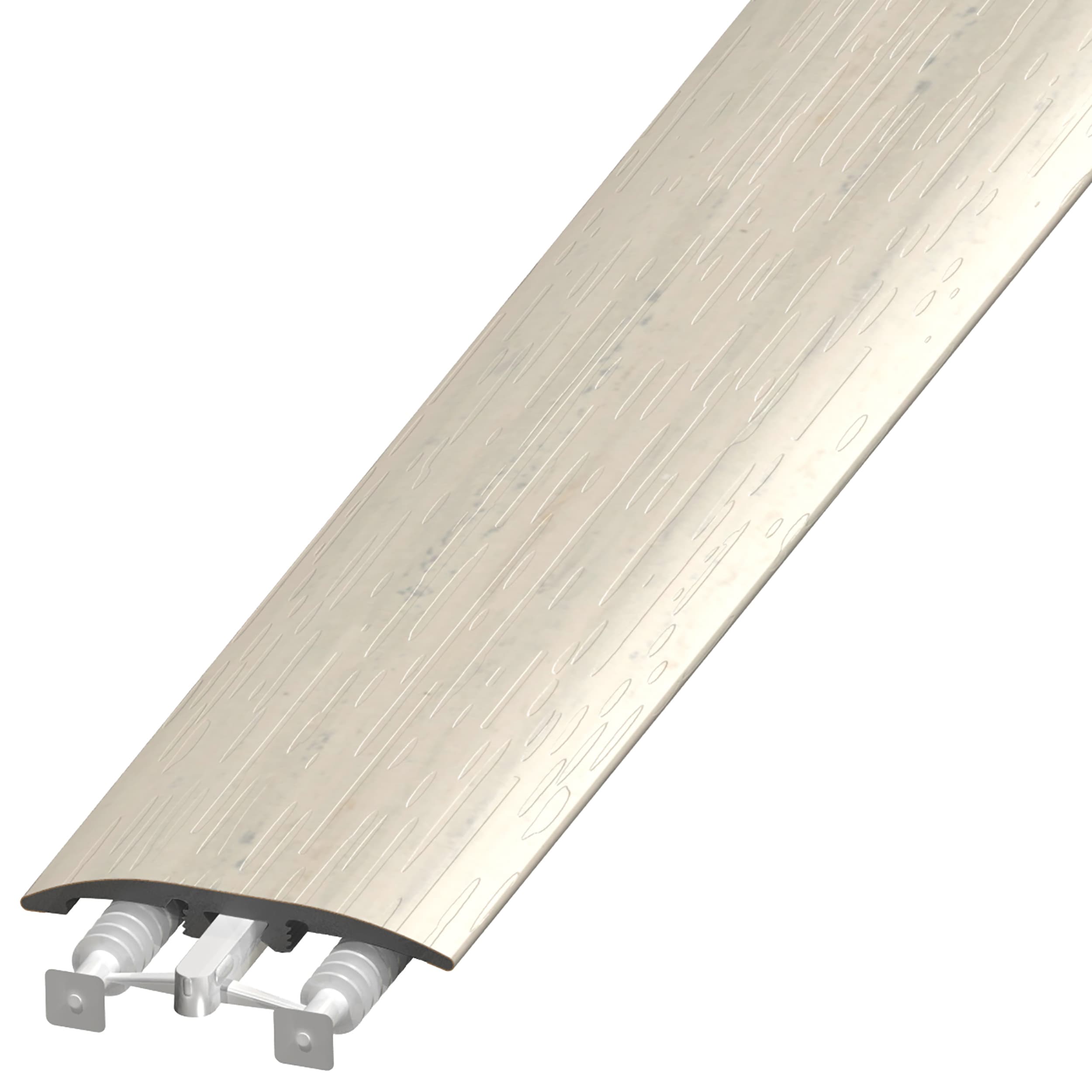Versatrim SLT-106913-P32 Marmoleum Marmoleum in color White Cliffs 0.25-Inches T x 2-Inches W x 94-Inches L PVC 3-in-1 T-moulding/Reducer/Endcap