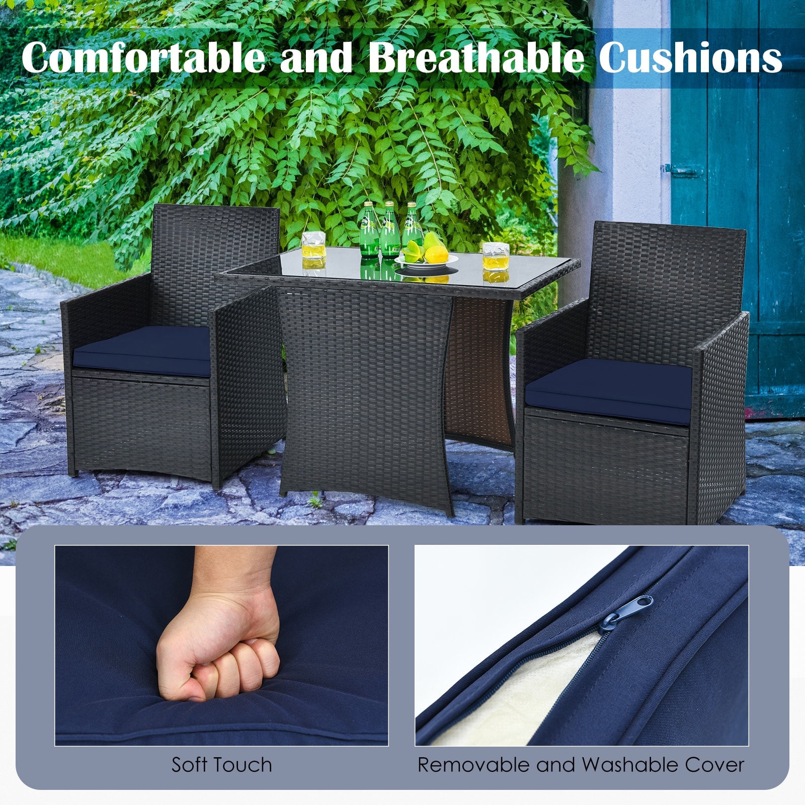 Clihome CWCH-HW68AC178NY Patio-Conversation-Sets - View #8