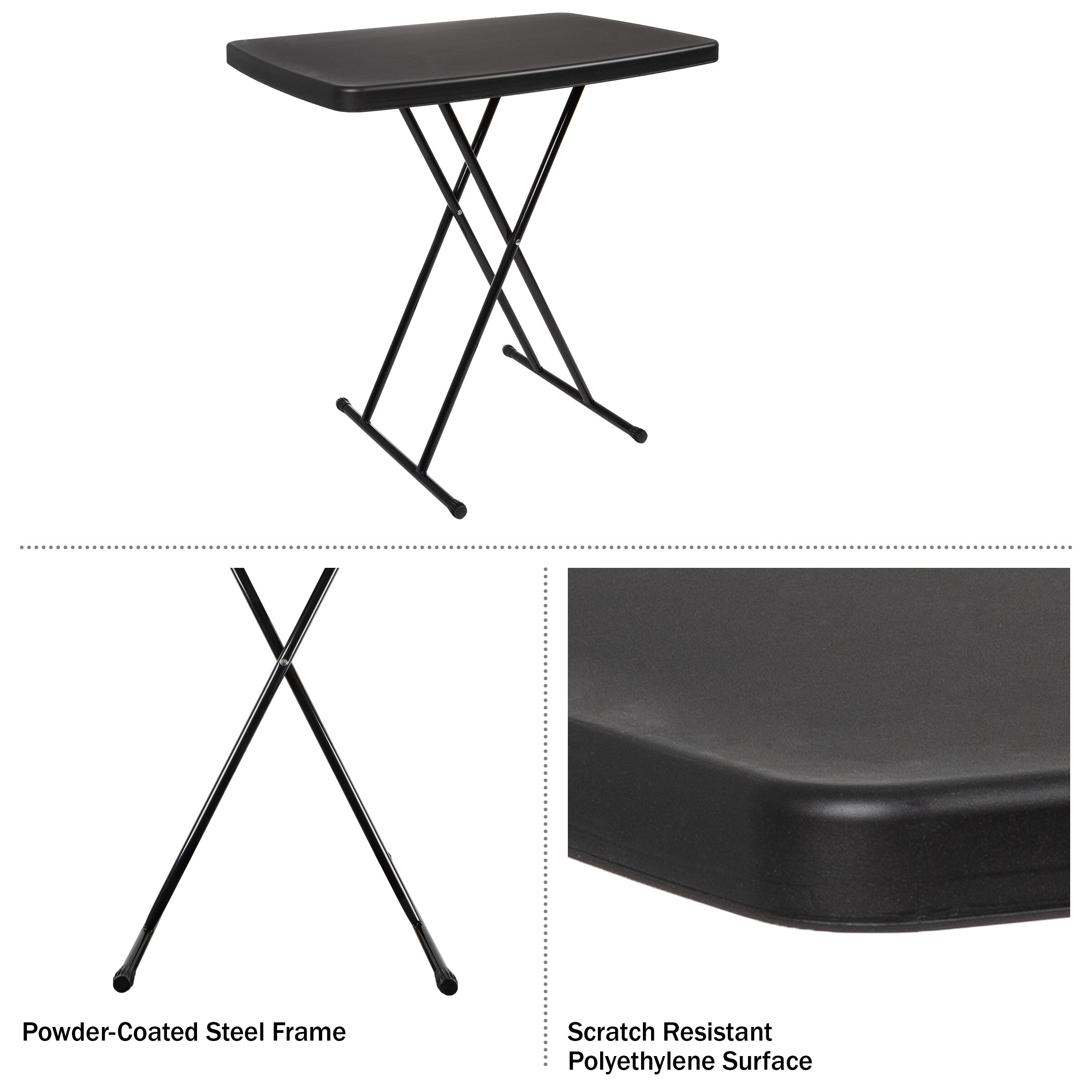 Hastings Home 80-OUTFT-3 Folding-Tables - View #6