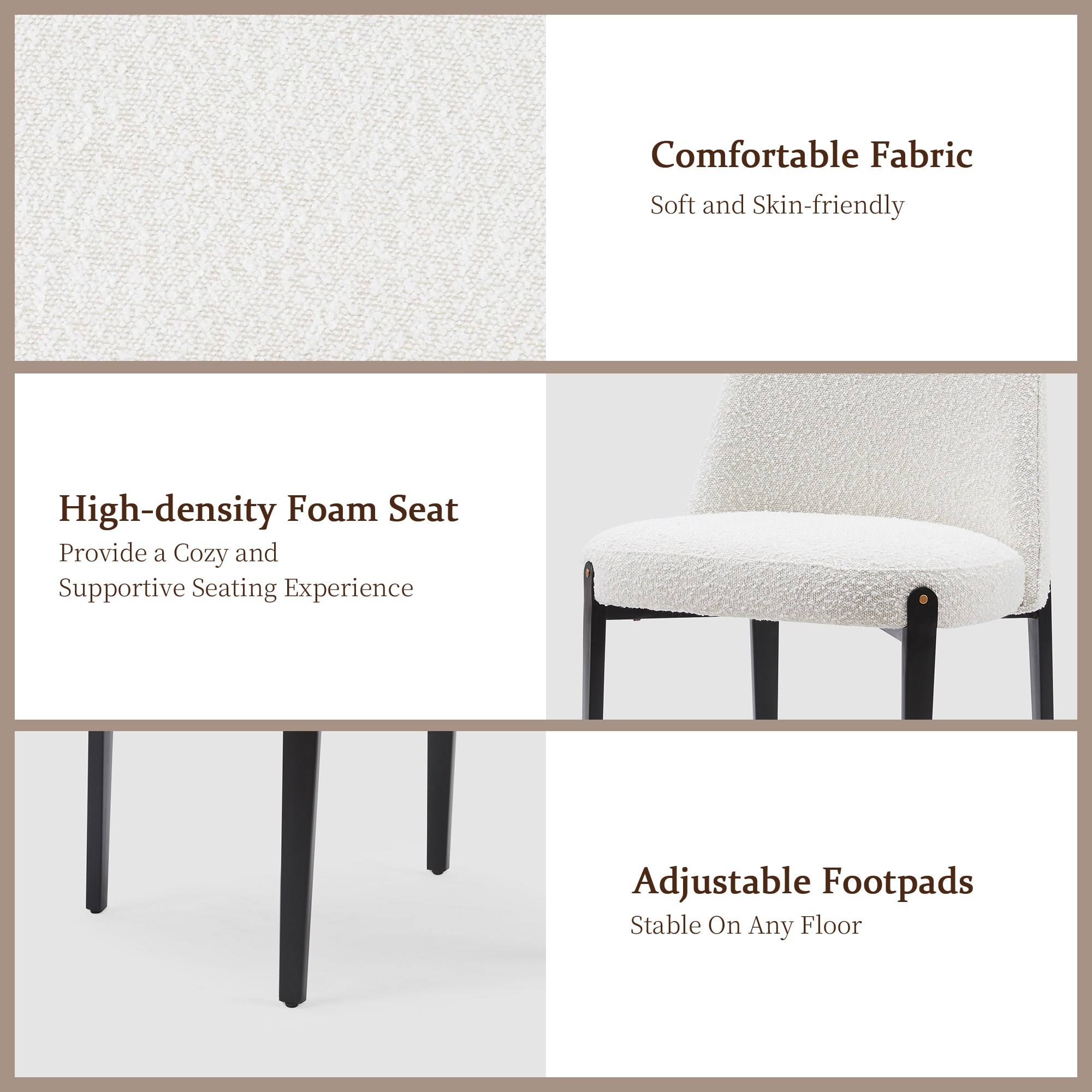 FARATI D3069RTC-WT-WT-2 Dining-Sets - View #6