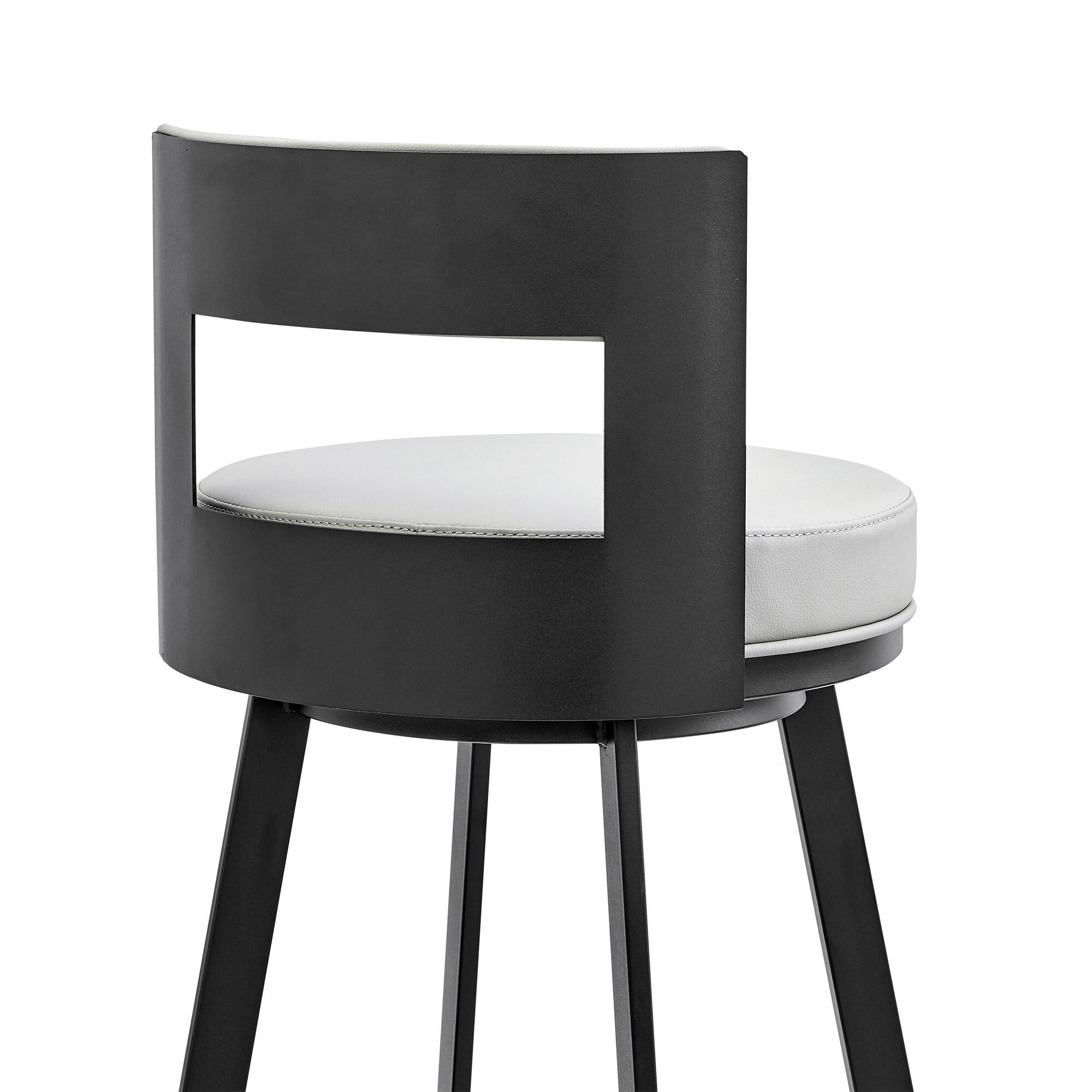 Armen Living LCFLBABLKLGRY26 stools - View #7