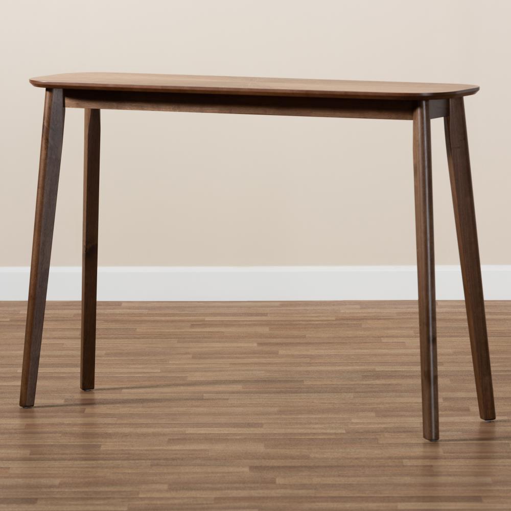 Baxton Studio Wendy Midcentury Walnut Console Table in the Console