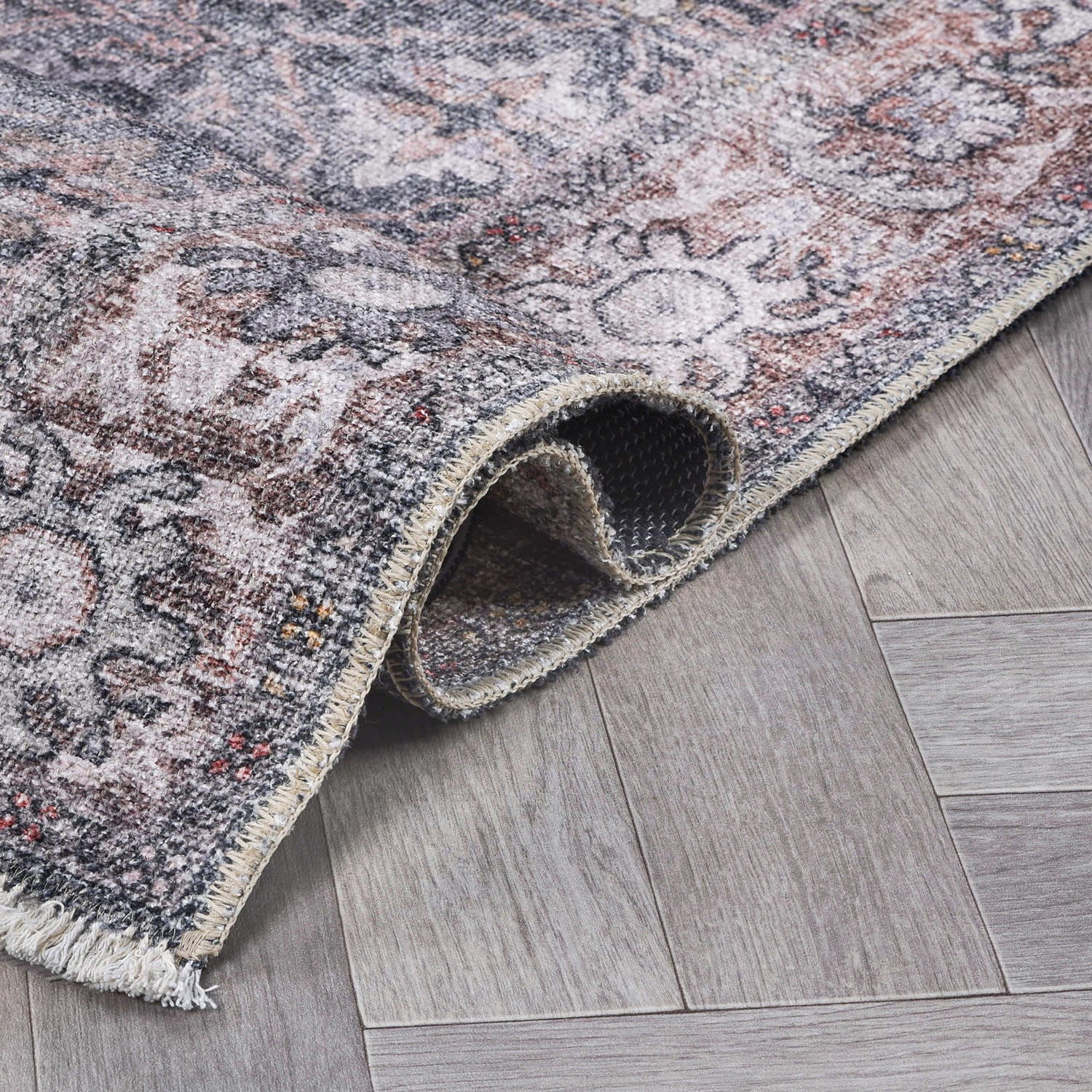 World Rug Gallery 6037CHARCOAL2X7 rugs - View #3