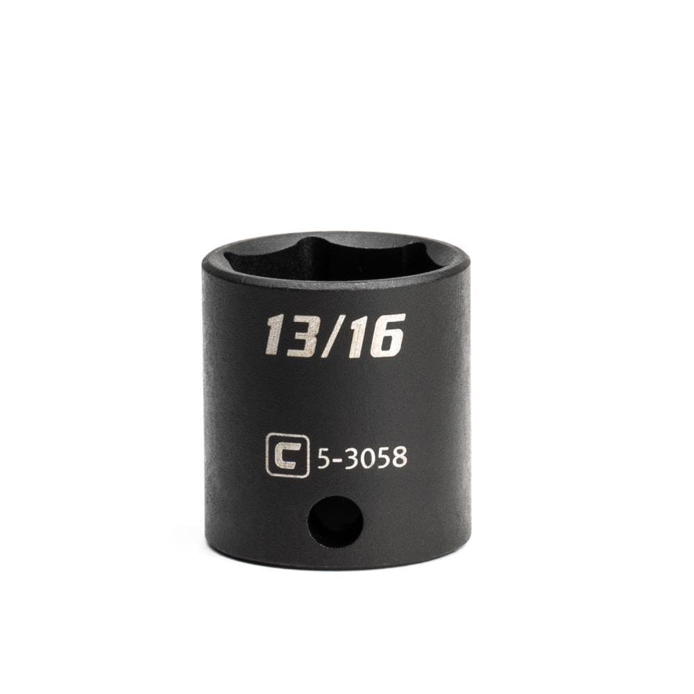 Capri Tools CP53058 Standard (SAE) 3/8-in Drive 13/16-in 6-point Impact Socket Individual