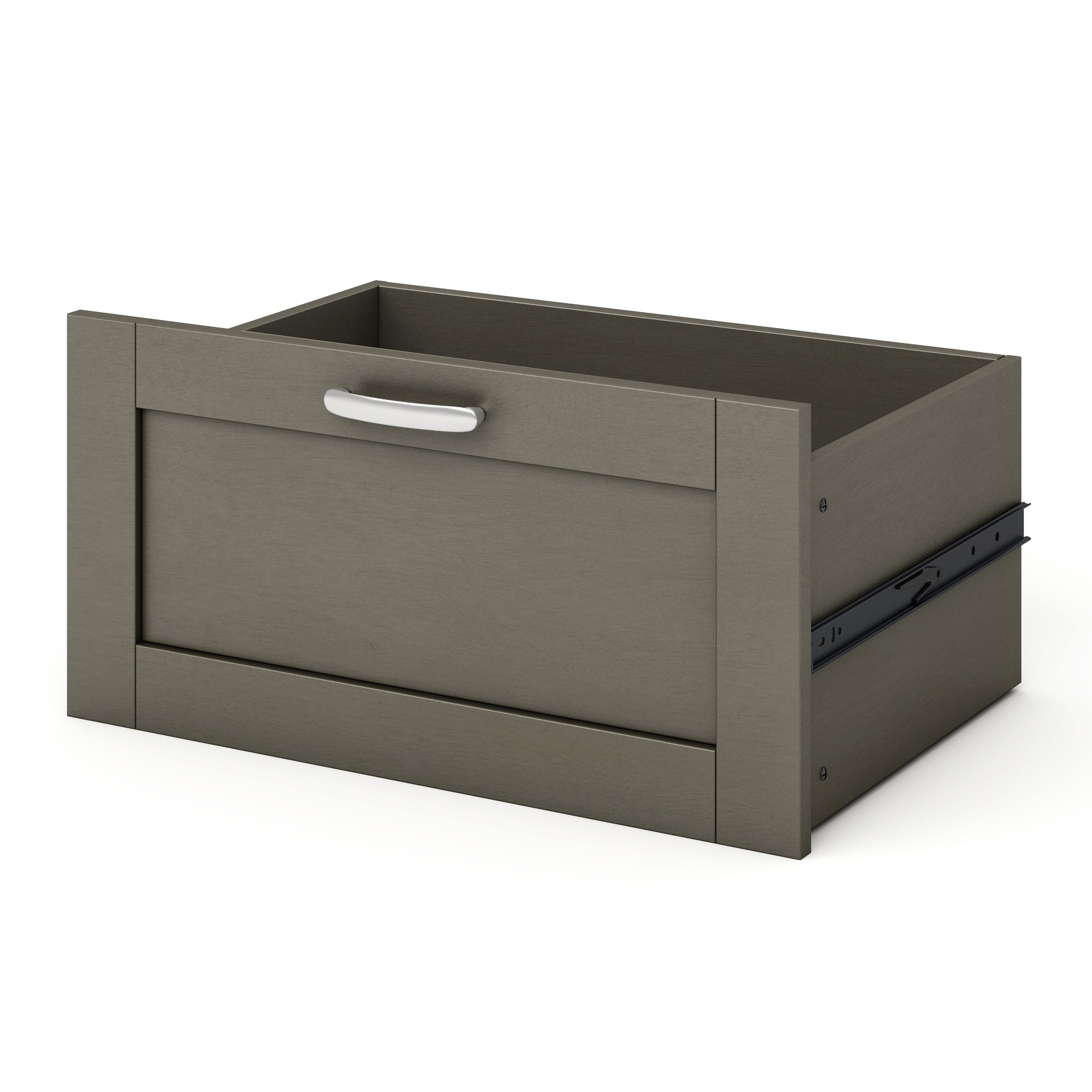 allen + roth WSLDKFP1AG 21.6-in x 10.7-in x 14.6-in Antique Gray Drawer Unit
