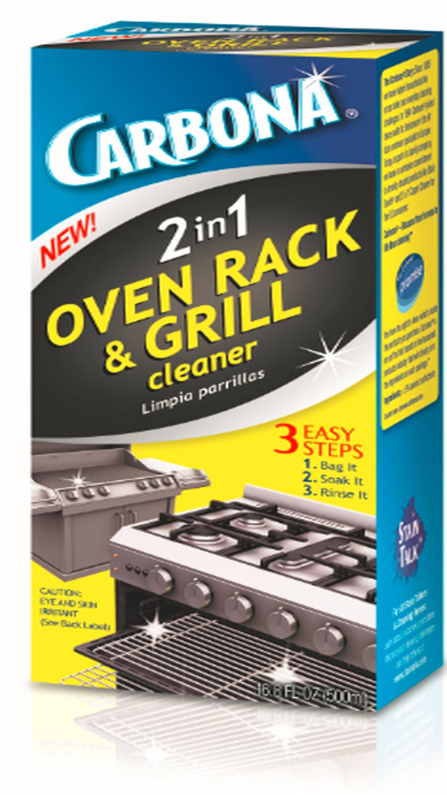 Carbona 2-In-1 Oven Rack And Grill Cleaner Bagged 16.8 Oz
