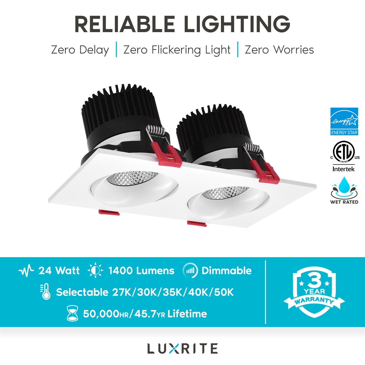 Luxrite LR32183-1PK Led-Retrofit-Downlight - View #7