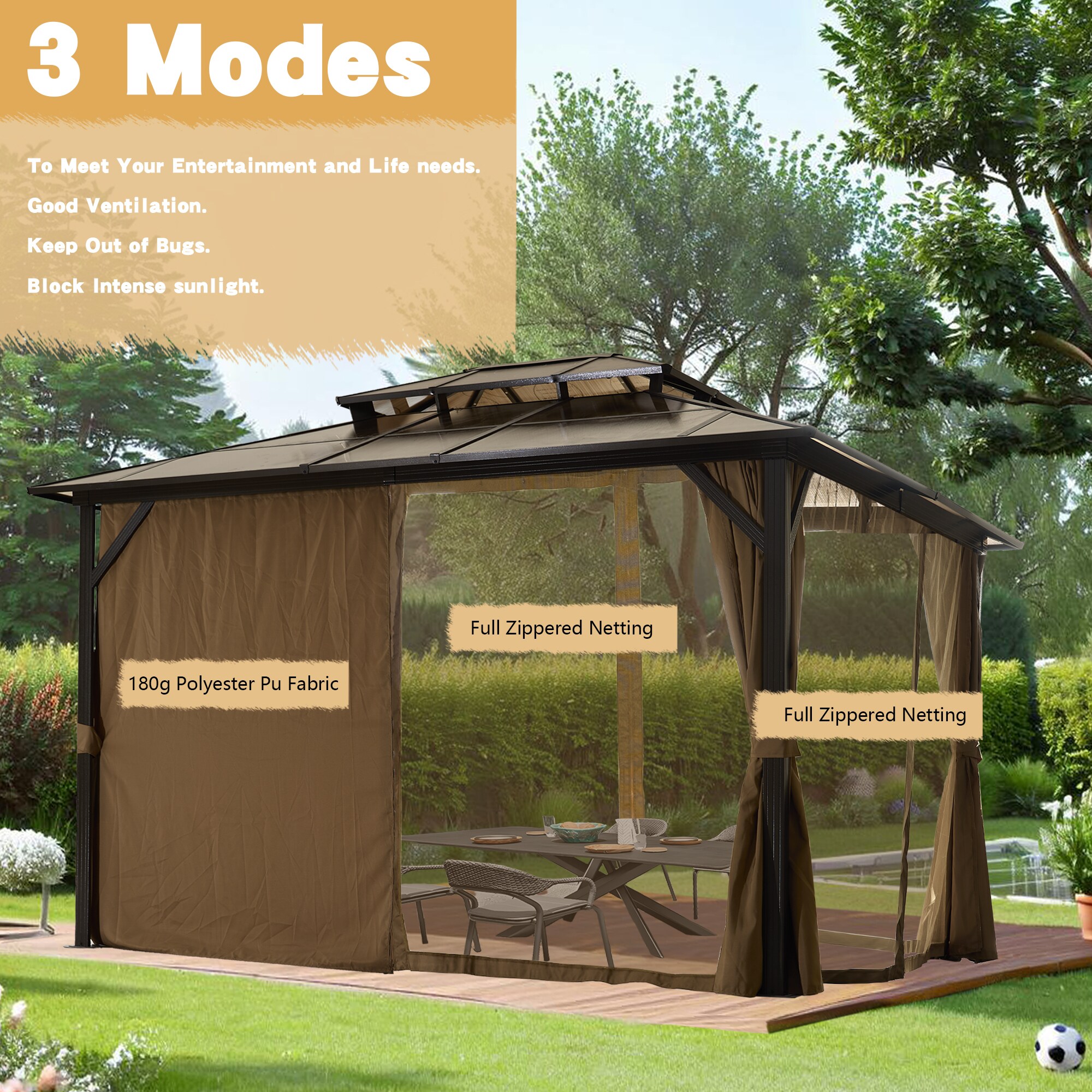 Xspracer ML-GA86S001 Wood-Resin-Gazebos - View #5