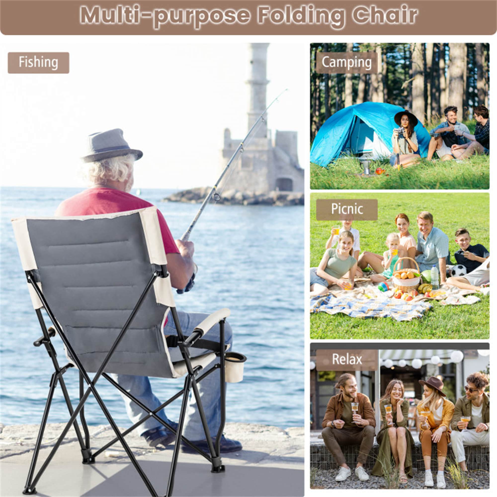 BABOOM BOM-NP11032-CO Beach-Camping-Chairs - View #10