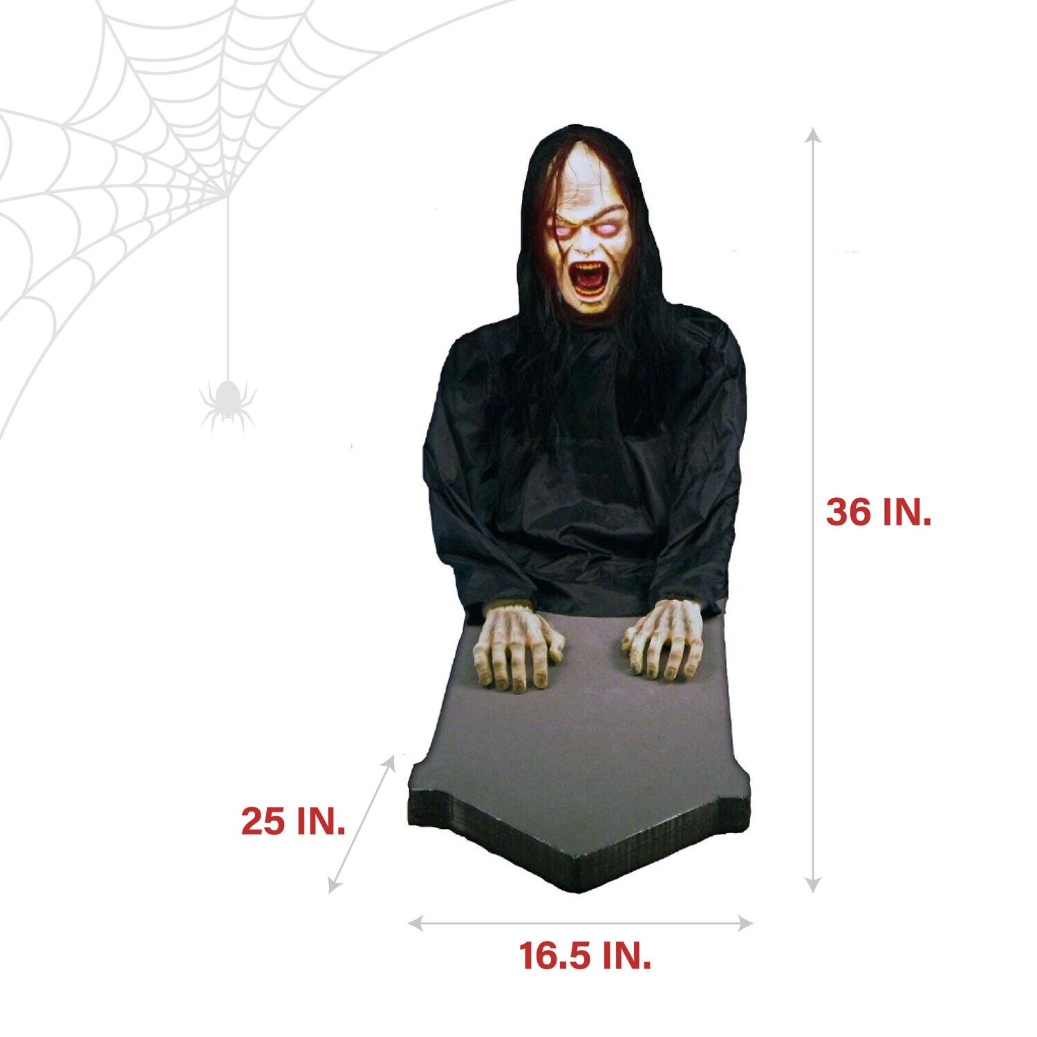 Haunted Hill Farm HHRESMARY-3FLSA Halloween-Animatronics - View #3