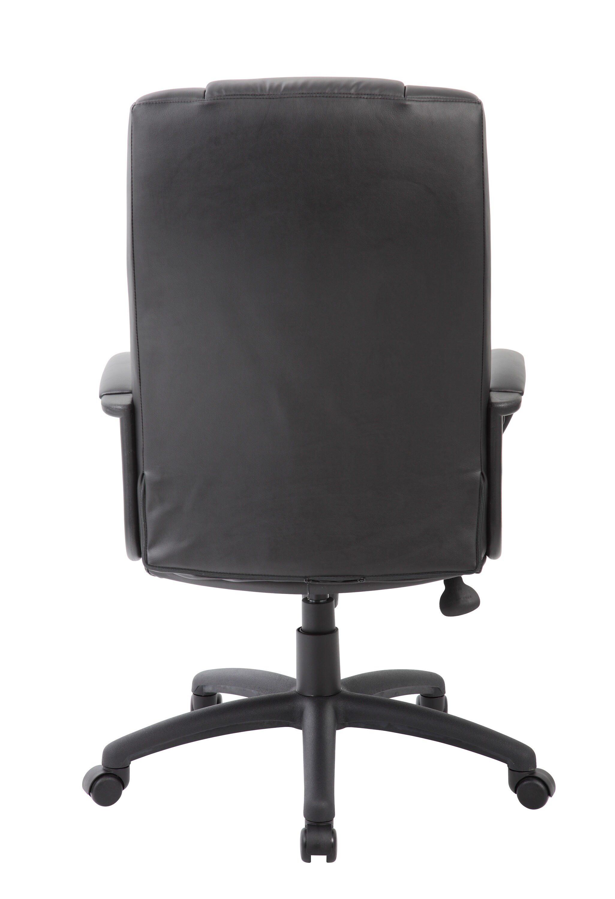 Elegant Executive High-Back Swivel Chair in Black Caressoft