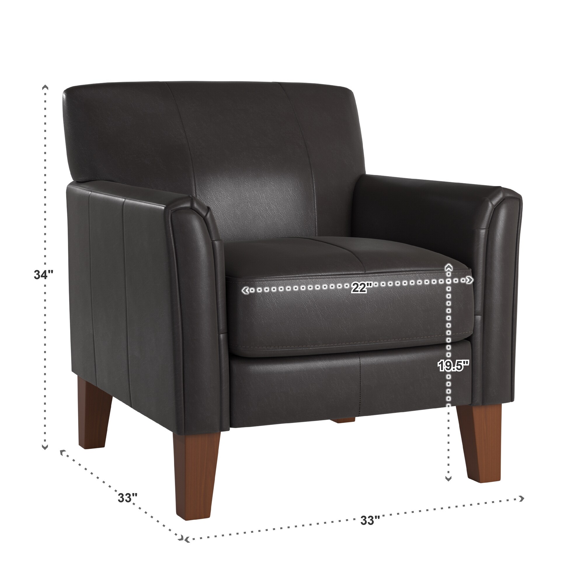 Home Sonata 559913PU-1TL chairs - View #3