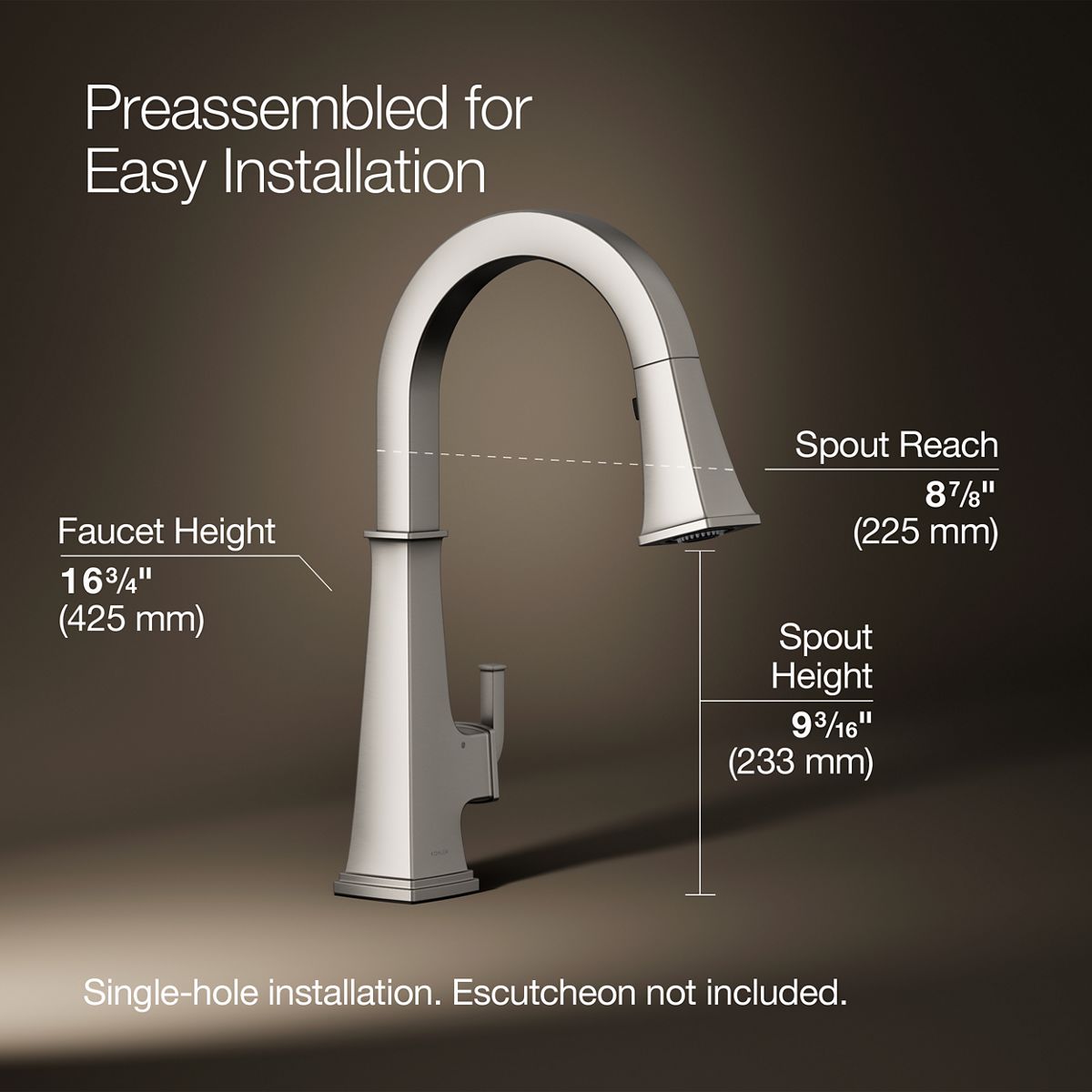 KOHLER K-23832-VS Kitchen-Faucets - View #3