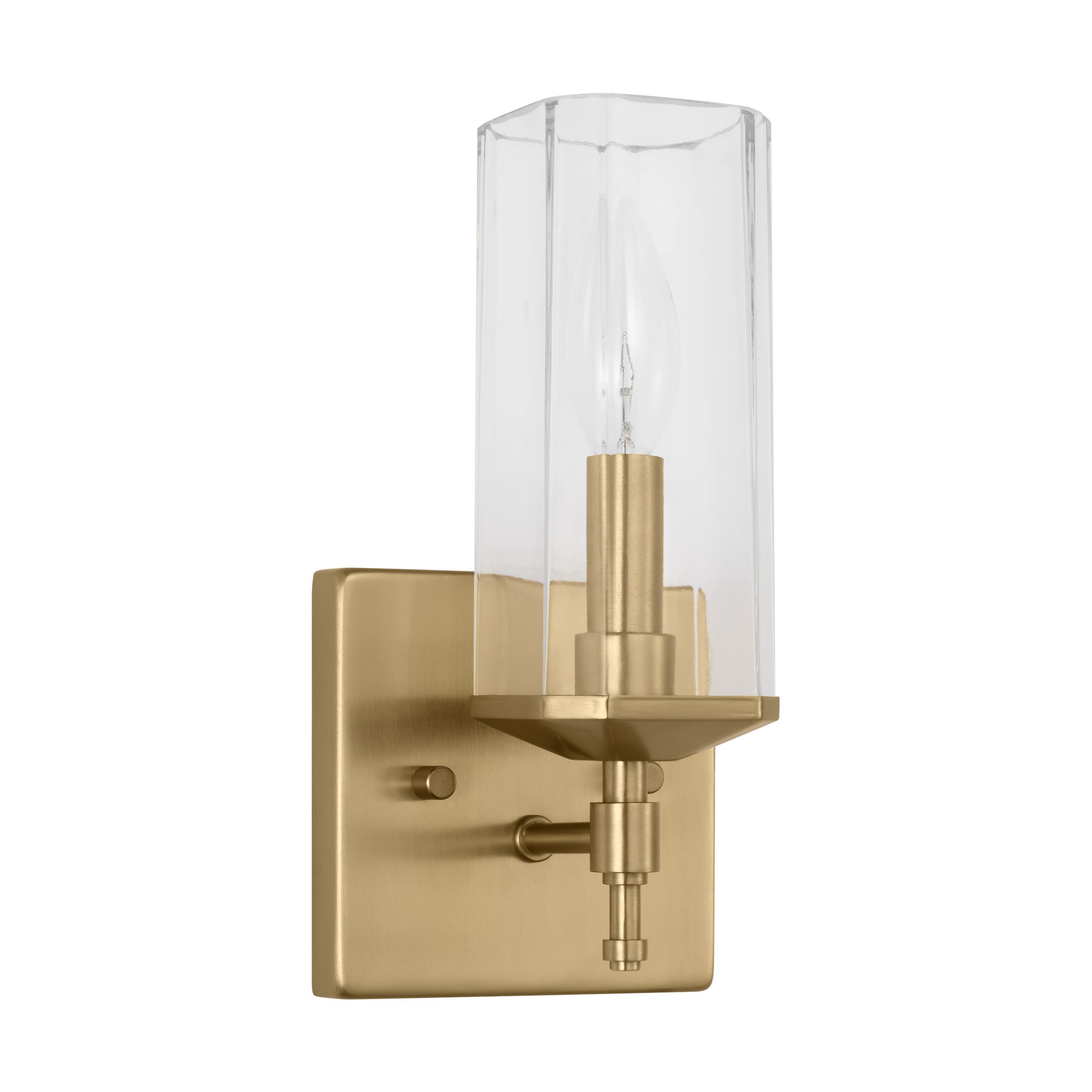 Generation Lighting 4002001-848 Weiss 5-in 1 -Light Satin Brass Traditional Vanity light