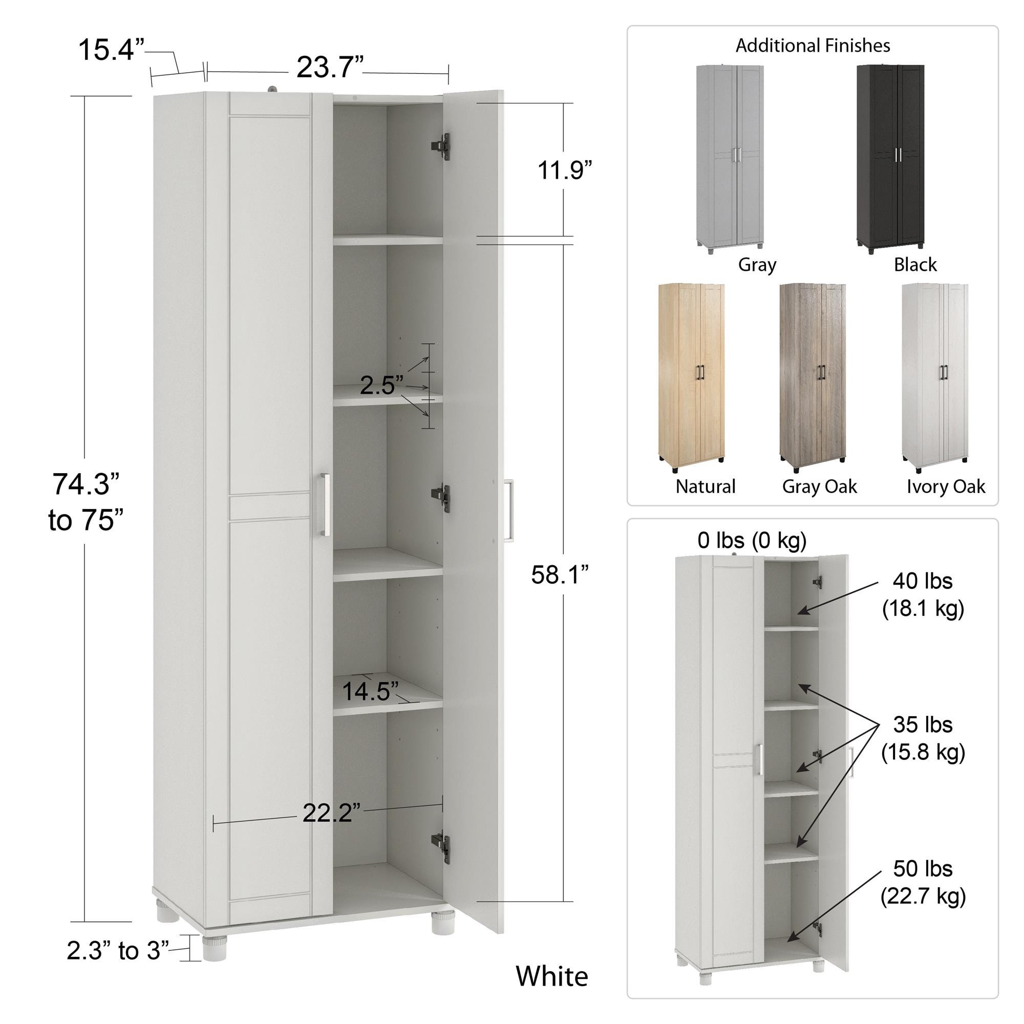 Ameriwood Home 7921403COM Utility-Storage-Cabinets - View #3