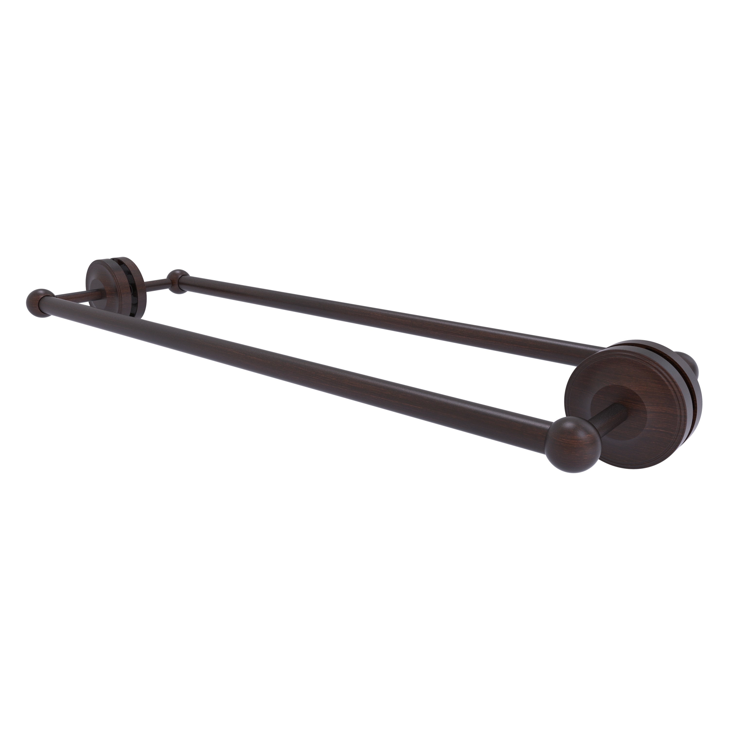 Allied Brass PR-41-BB-24-VB Prestige Regal 24-in double Venetian Bronze Wall mount Double Towel Bar