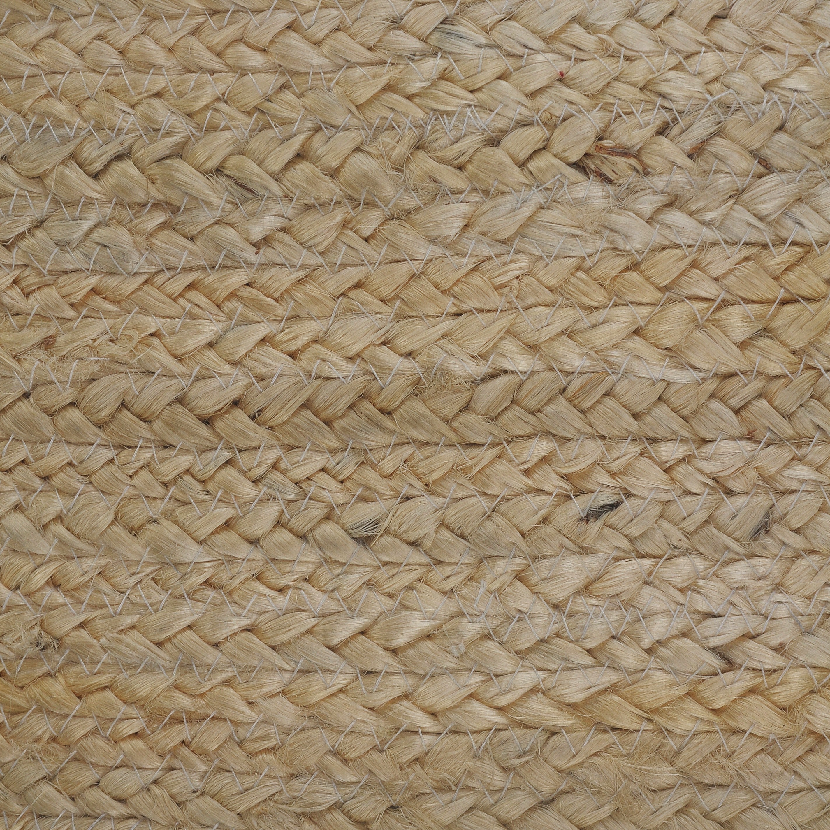 Natural Jute Square Throw Pillow with Tassels, 20" x 20"