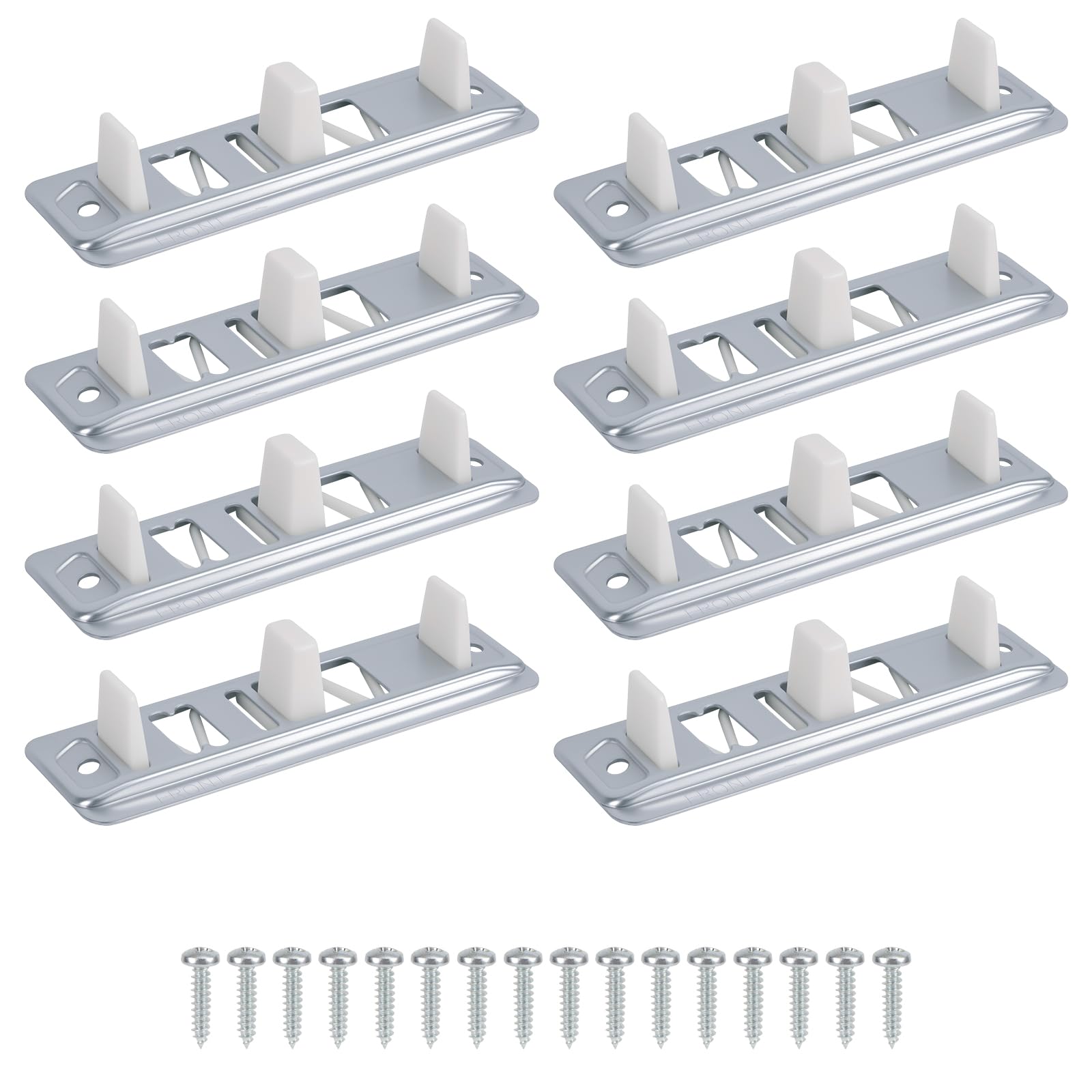 LILILIAN FMY 8 Pack Sliding Closet Door Floor Guides with Metal Base ...