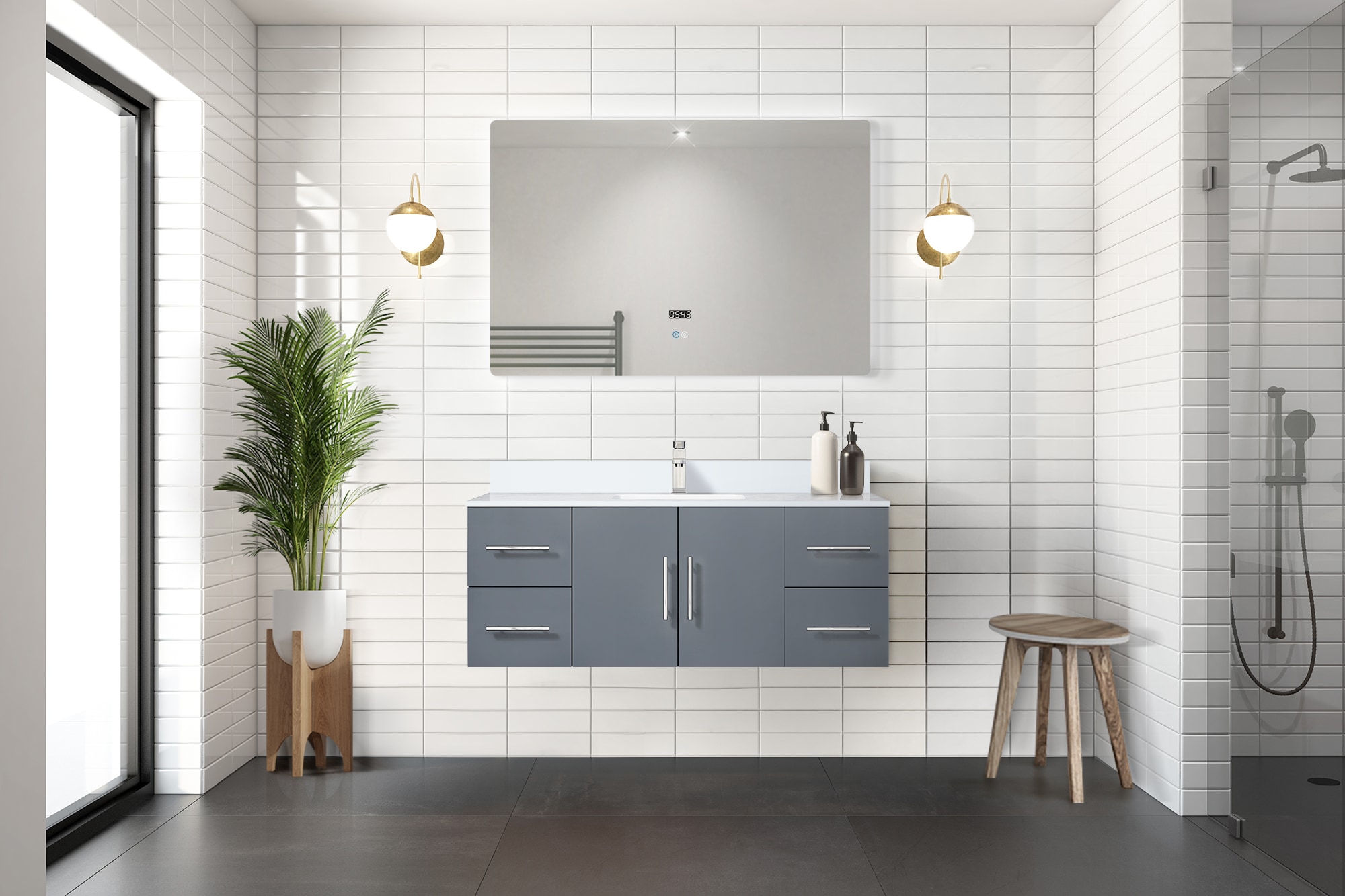 Lexora LVG48SB300 Bath-Vanity-Combo - View #3