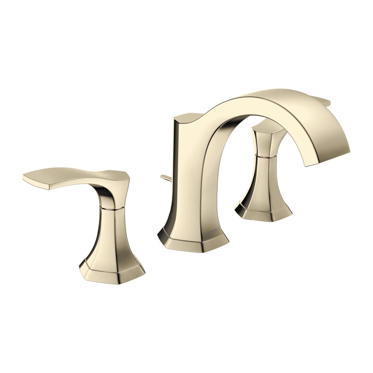 Hansgrohe 04813830 Locarno Polished Nickel Widespread 2-handle Mid-arc Commercial/Residential Handle Bathroom Sink Faucet