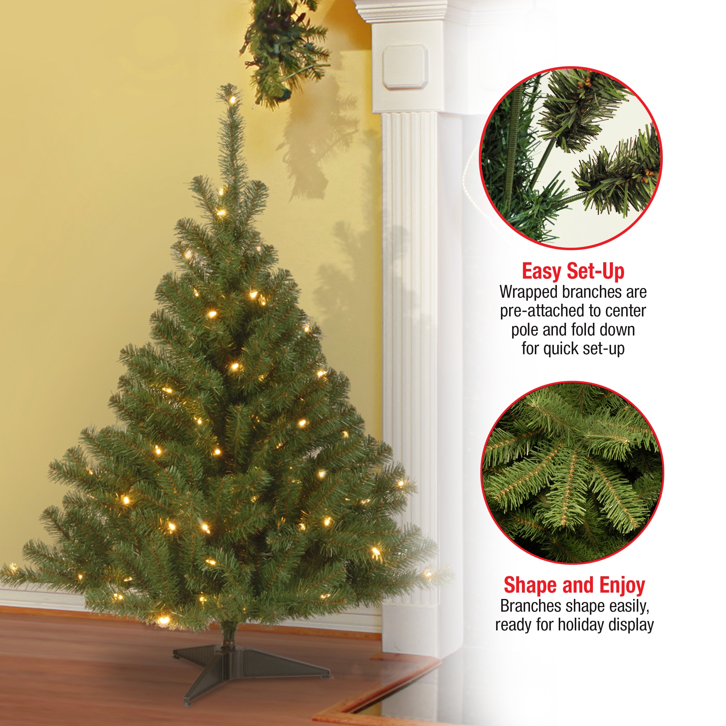 National Tree Company KCDR-40LO-S Artificial-Christmas-Trees - View #6