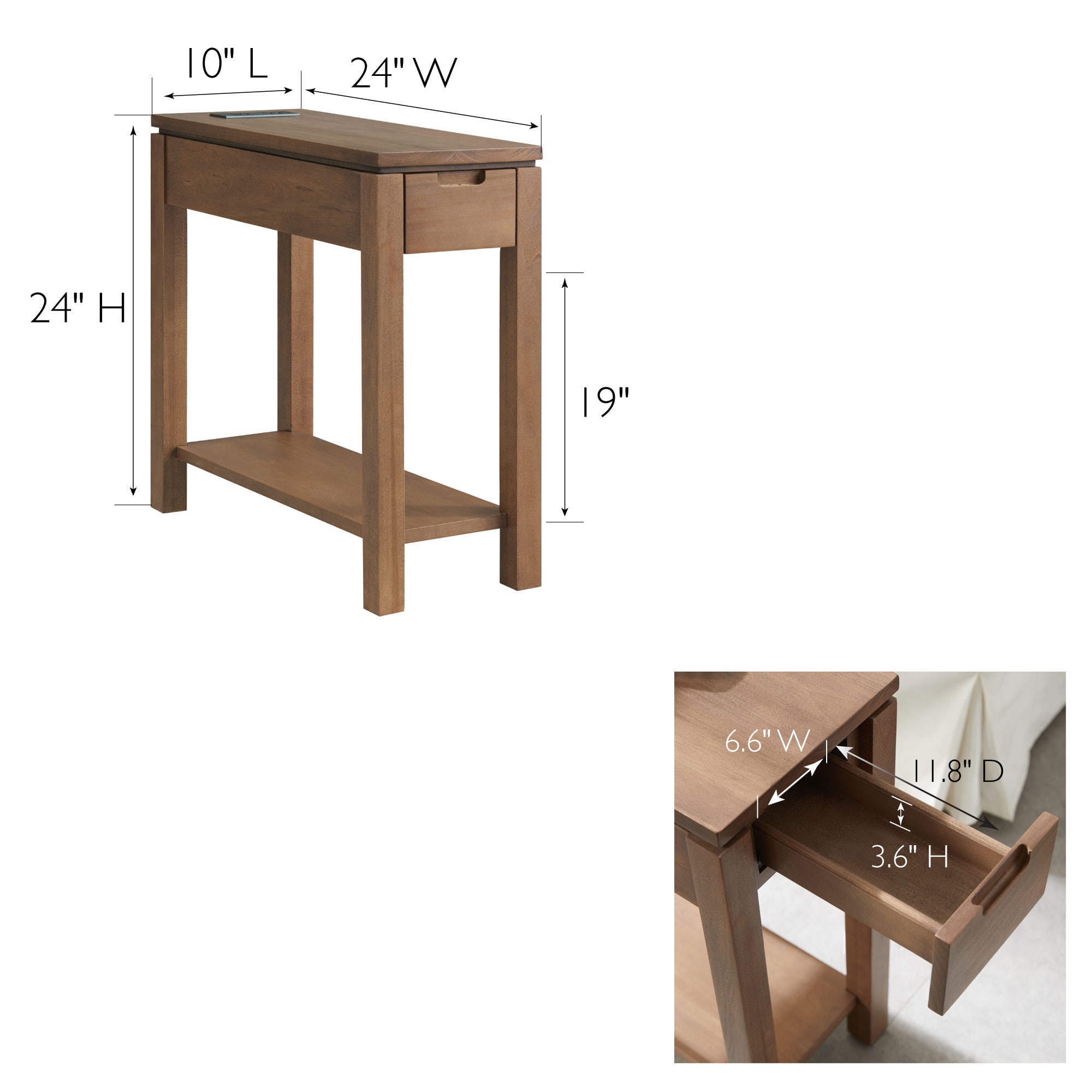 Leick Home 9080-AB End-Tables - View #2
