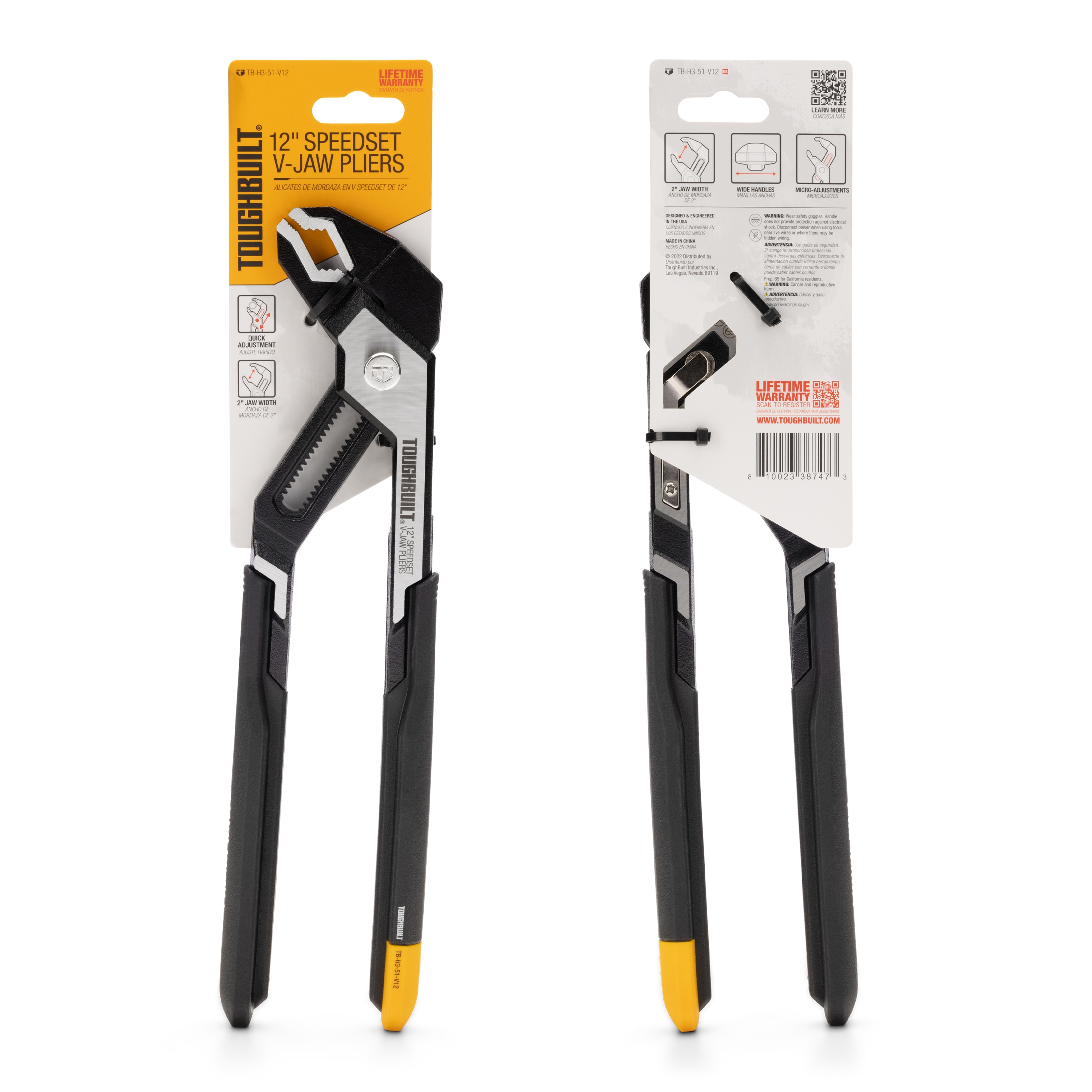 TOUGHBUILT 10-in Universal Tongue and Groove Pliers in the Pliers  department at