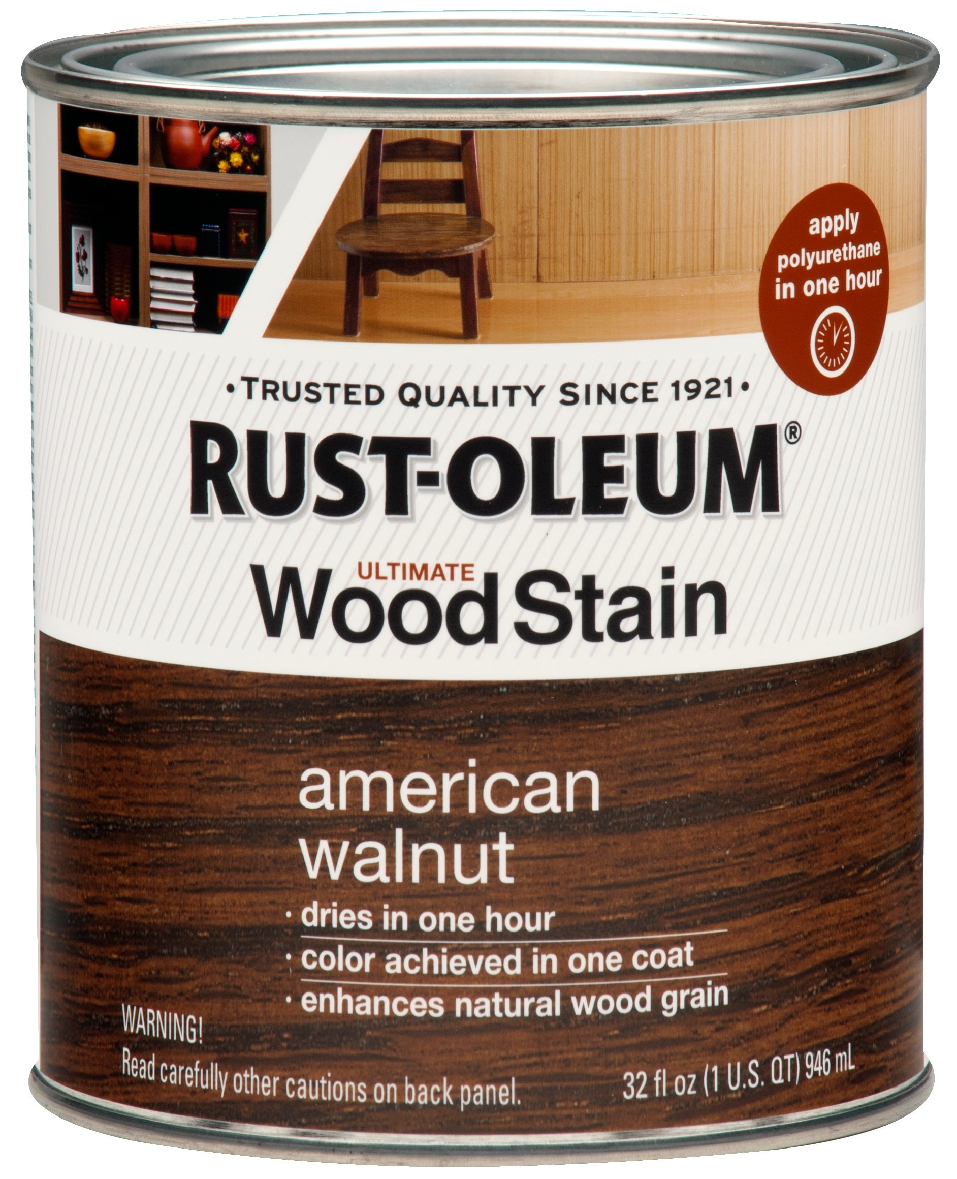 Rust-Oleum Ultimate American Walnut Interior Stain (Actual Net Contents:  32-fl oz) at