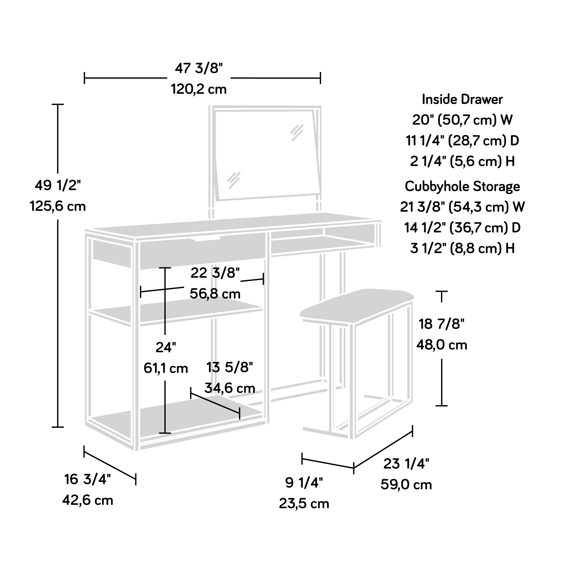 Huluwat DJ-6P367761 Bedroom-Vanities - View #13