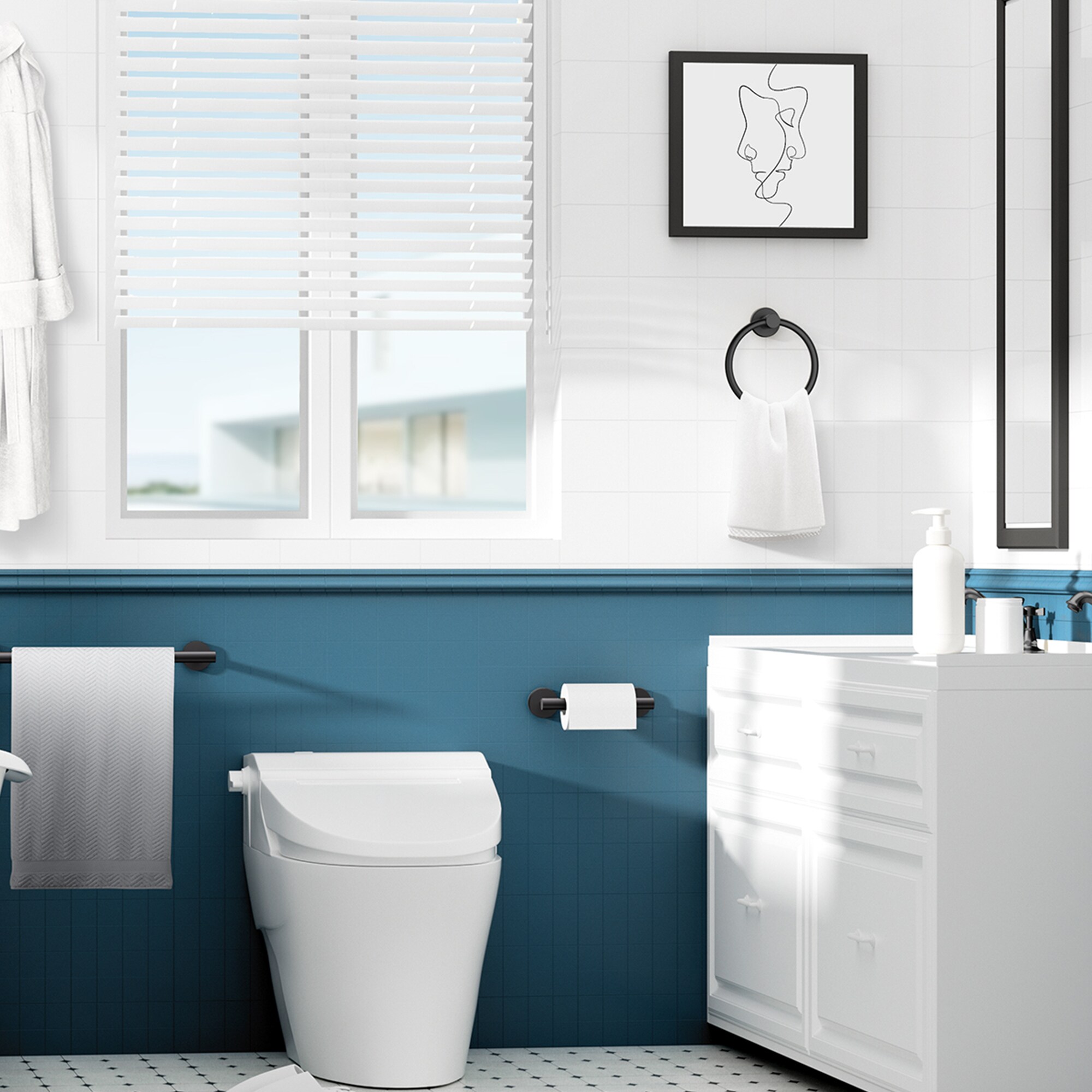 FURUISI LB11901 Decorative-Bath-Hardware-Kits - View #3