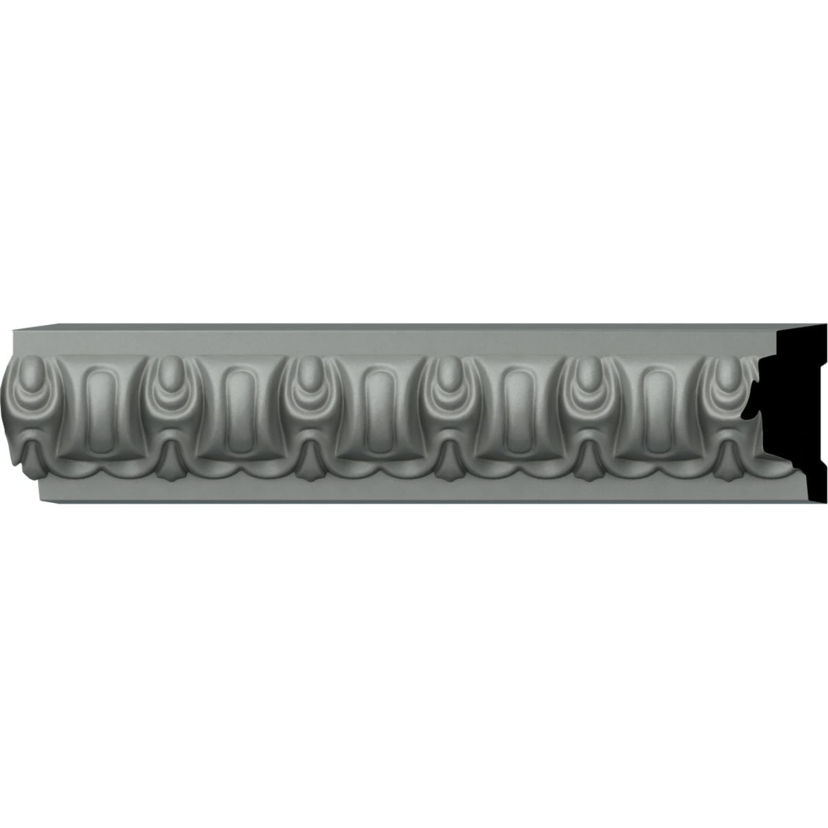 Ekena Millwork PML02X01CP Capistrano 2-3/8-in x 7-ft 10-1/2-in Primed Urethane 668672 Chair rail Moulding