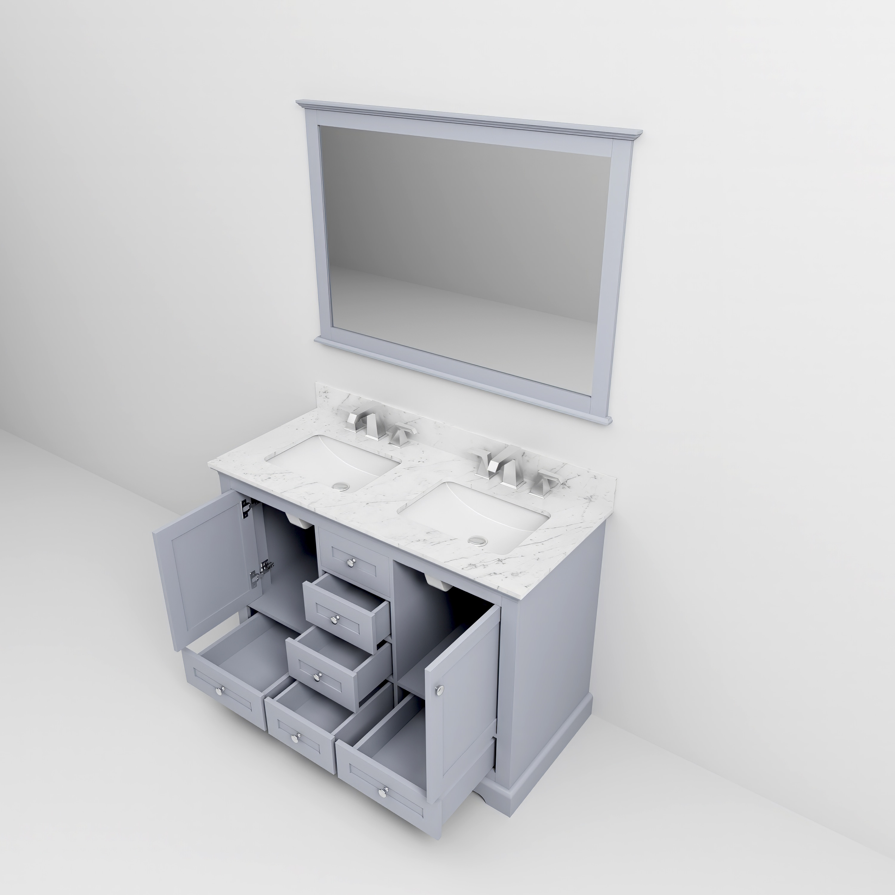 Lexora LD342248DBDSM46F Bath-Vanity-Combo - View #13