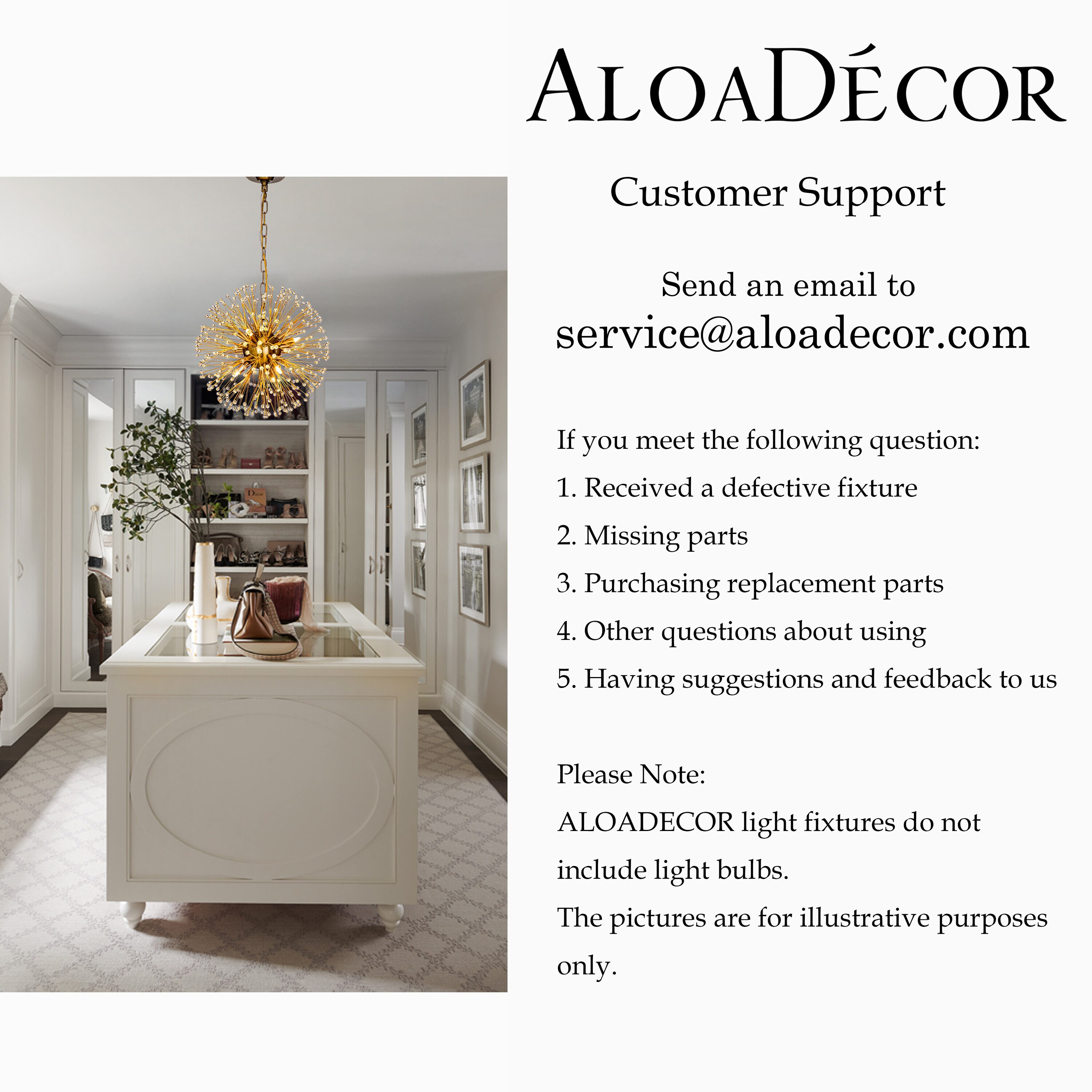 AloaDecor Lighting L7088D3710A b090015 - View #5