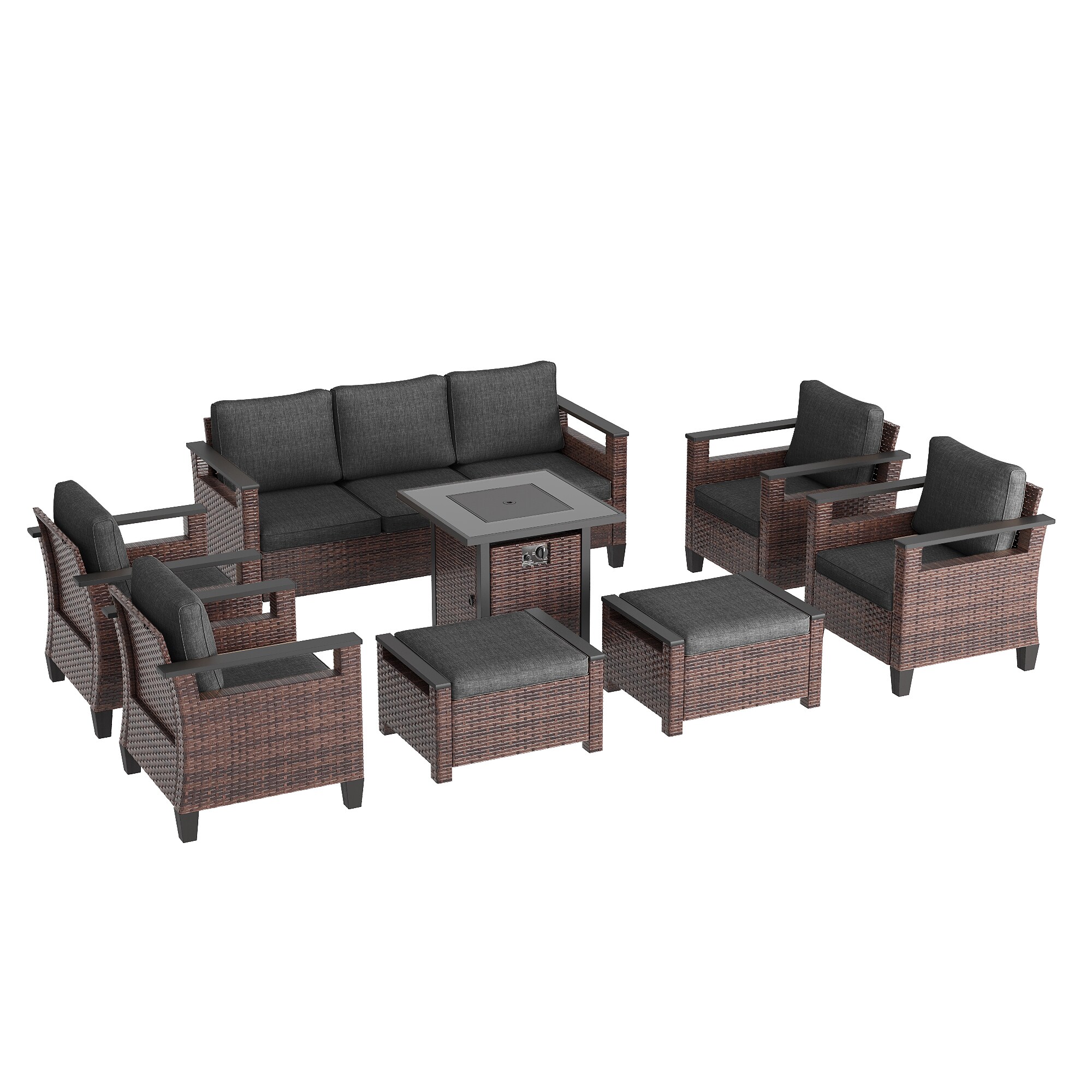 ACEGOSES LW-126BBK-S2T4 Patio-Conversation-Sets - View #2