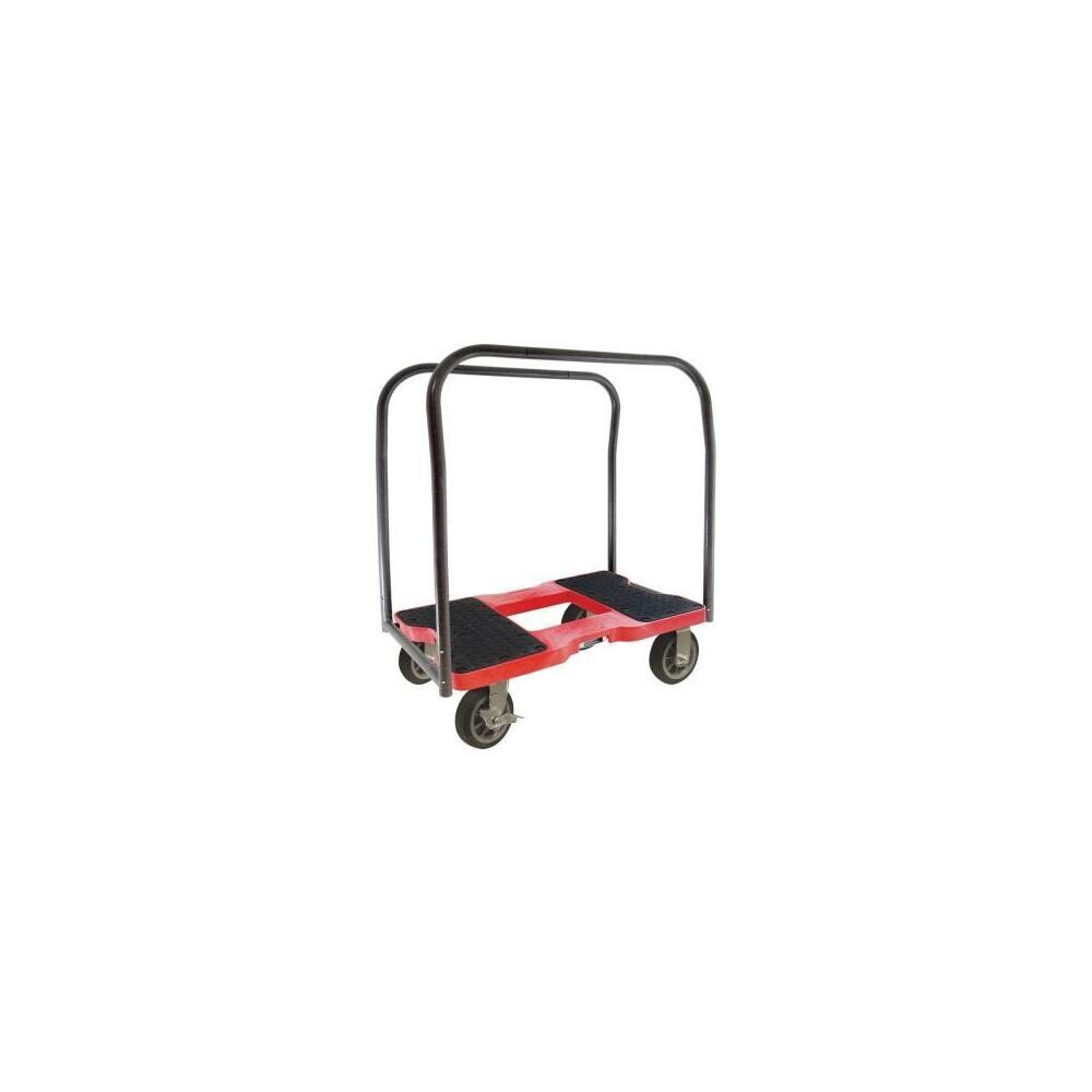 Snap-Loc SNPL084  All-Terrain Panel Cart Dolly with 6 in. Casters, Red