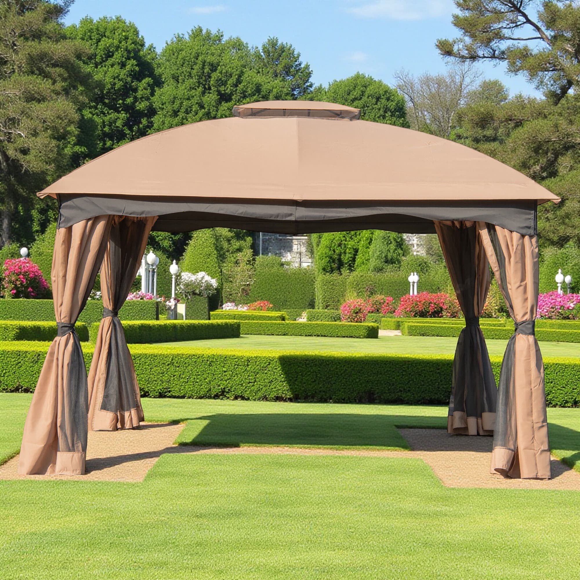 Slickblue D-CO-NB38301PN Wood-Resin-Gazebos - View #2