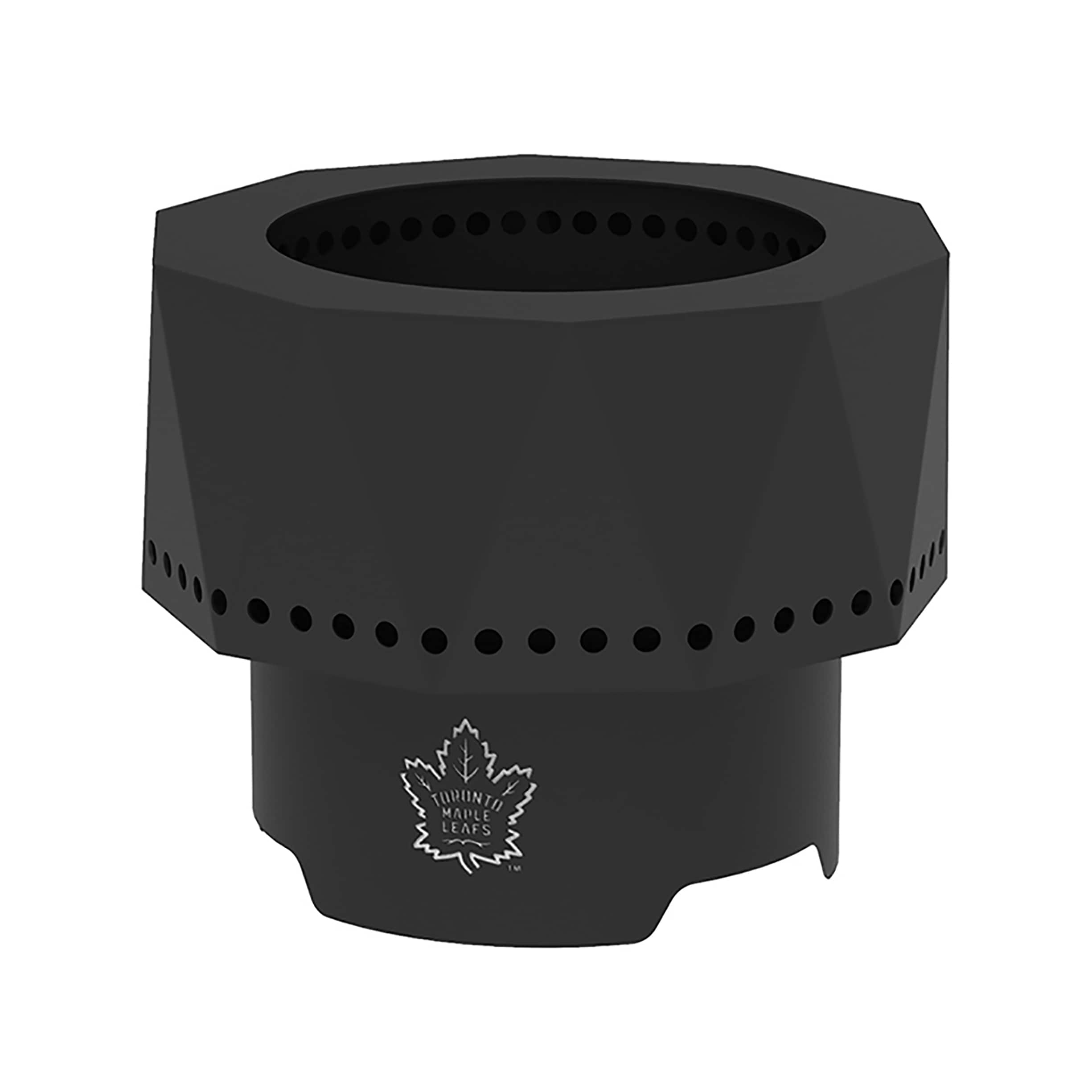 Blue Sky Outdoor Living PFP1513-TML Toronto Maple Leafs The Ridge 15.76-in W Black Smokeless Steel Wood-Burning Fire Pit