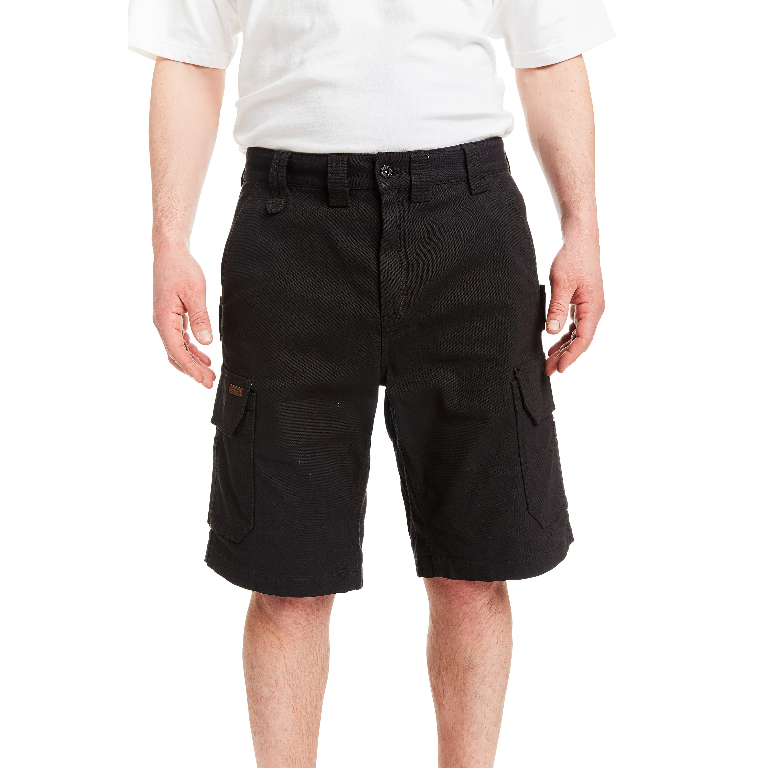 Smith's Workwear Men's Black Canvas Cargo Work Shorts (34) in the Work  Shorts department at 
