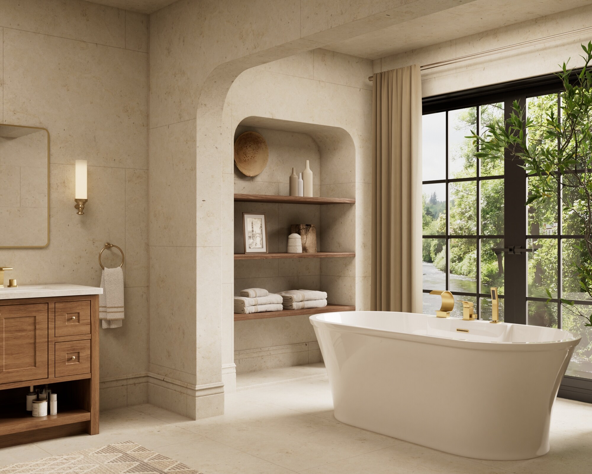 GRANDJOY TOBILI202C Roman-Tub-Faucets - View #13